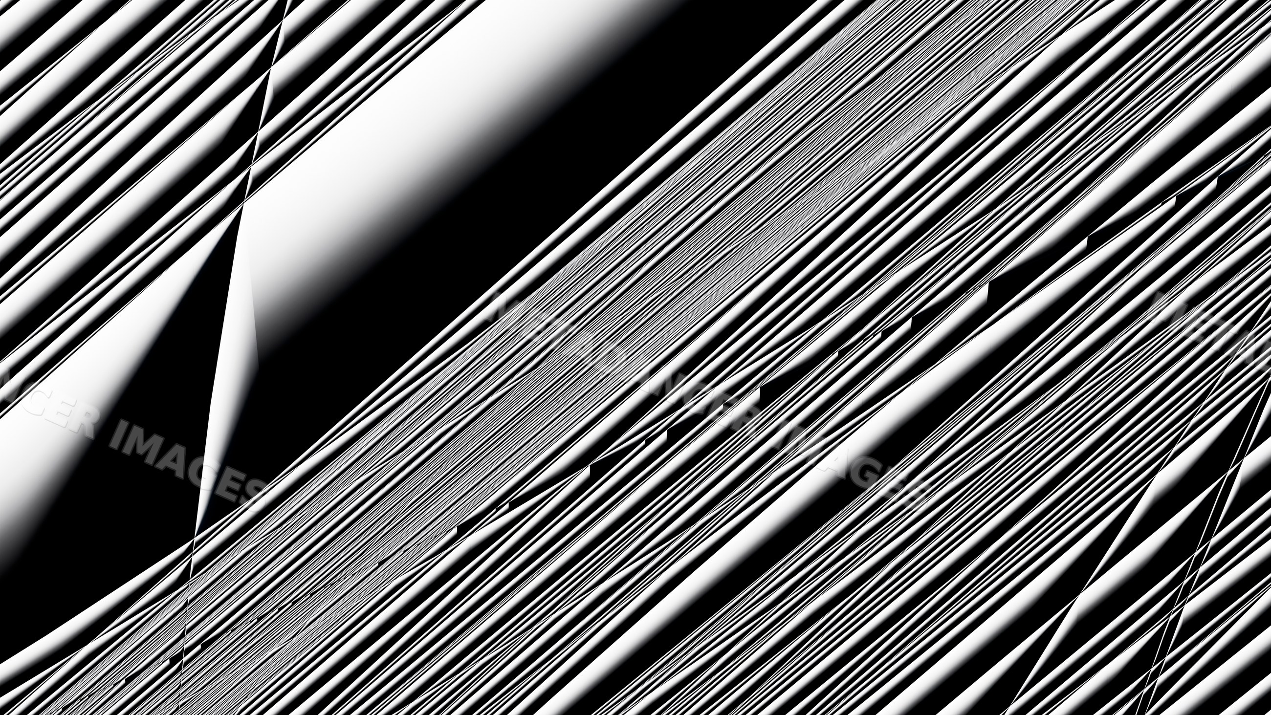 Abstract Black and white diagonal lines forming geometric pattern
