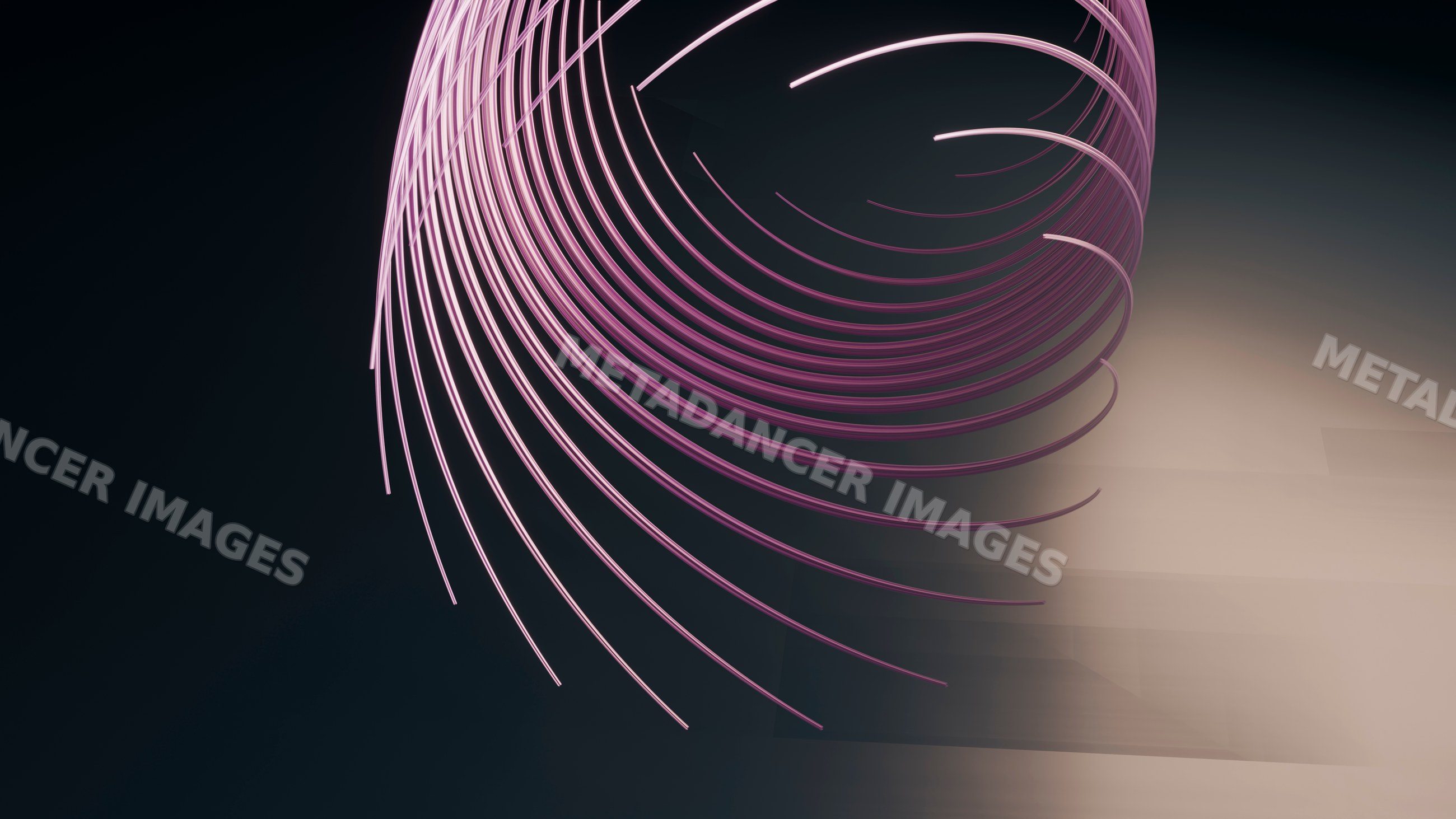 Abstract purple spiral light trails with motion blur