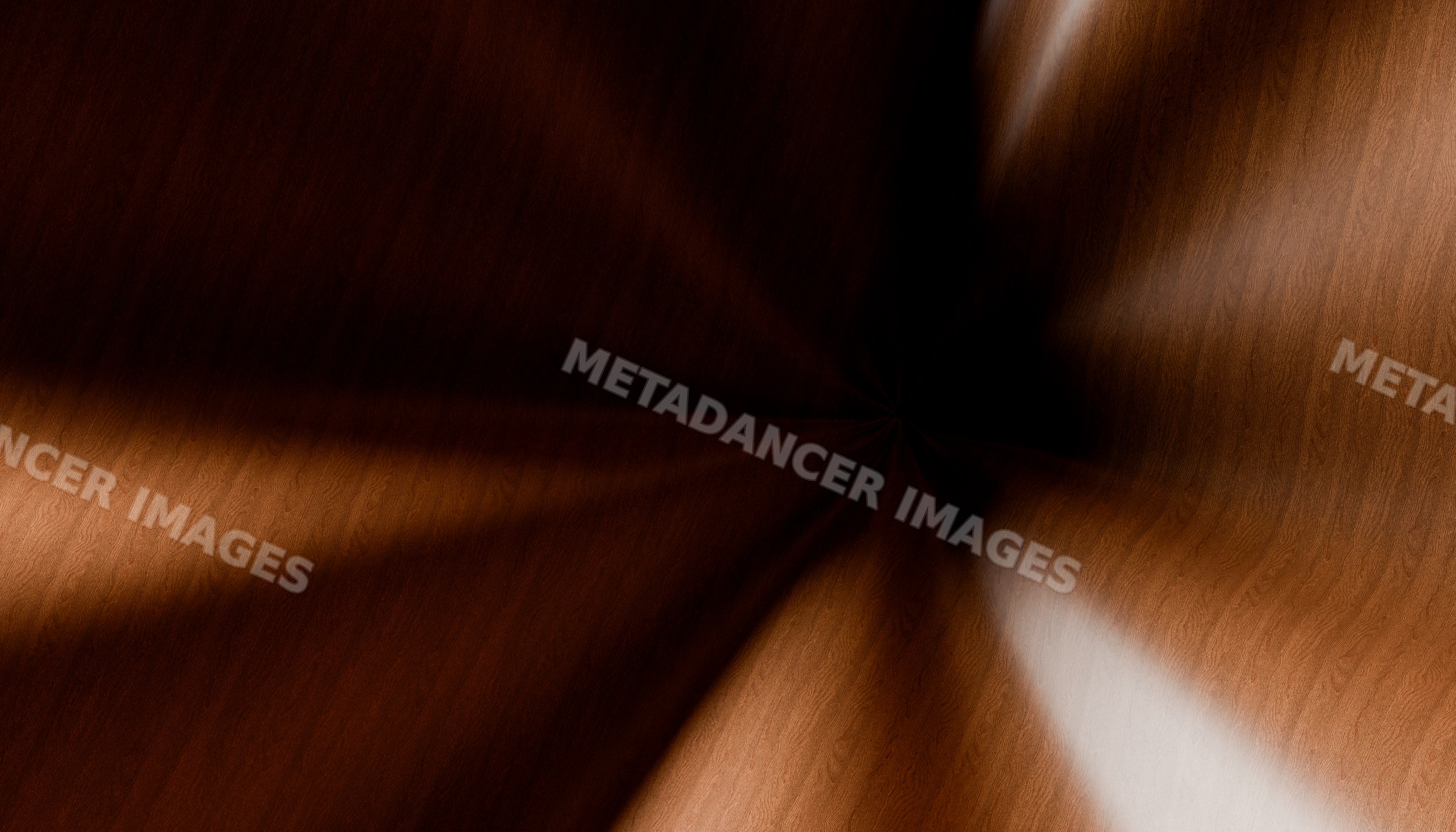 Radial blur effect on brown wood grain texture surface