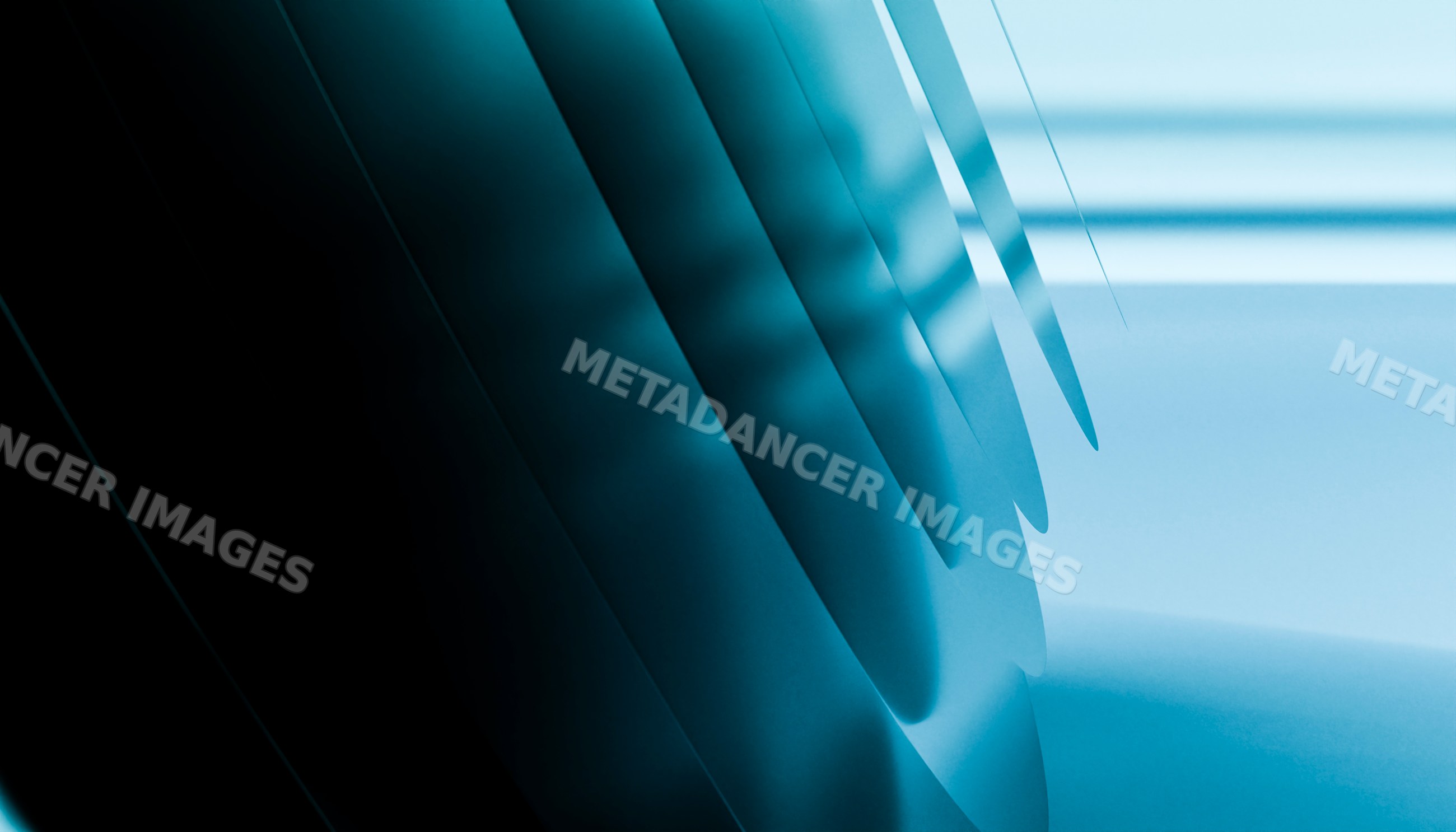 Abstract geometric shapes with blue tones and shadow play