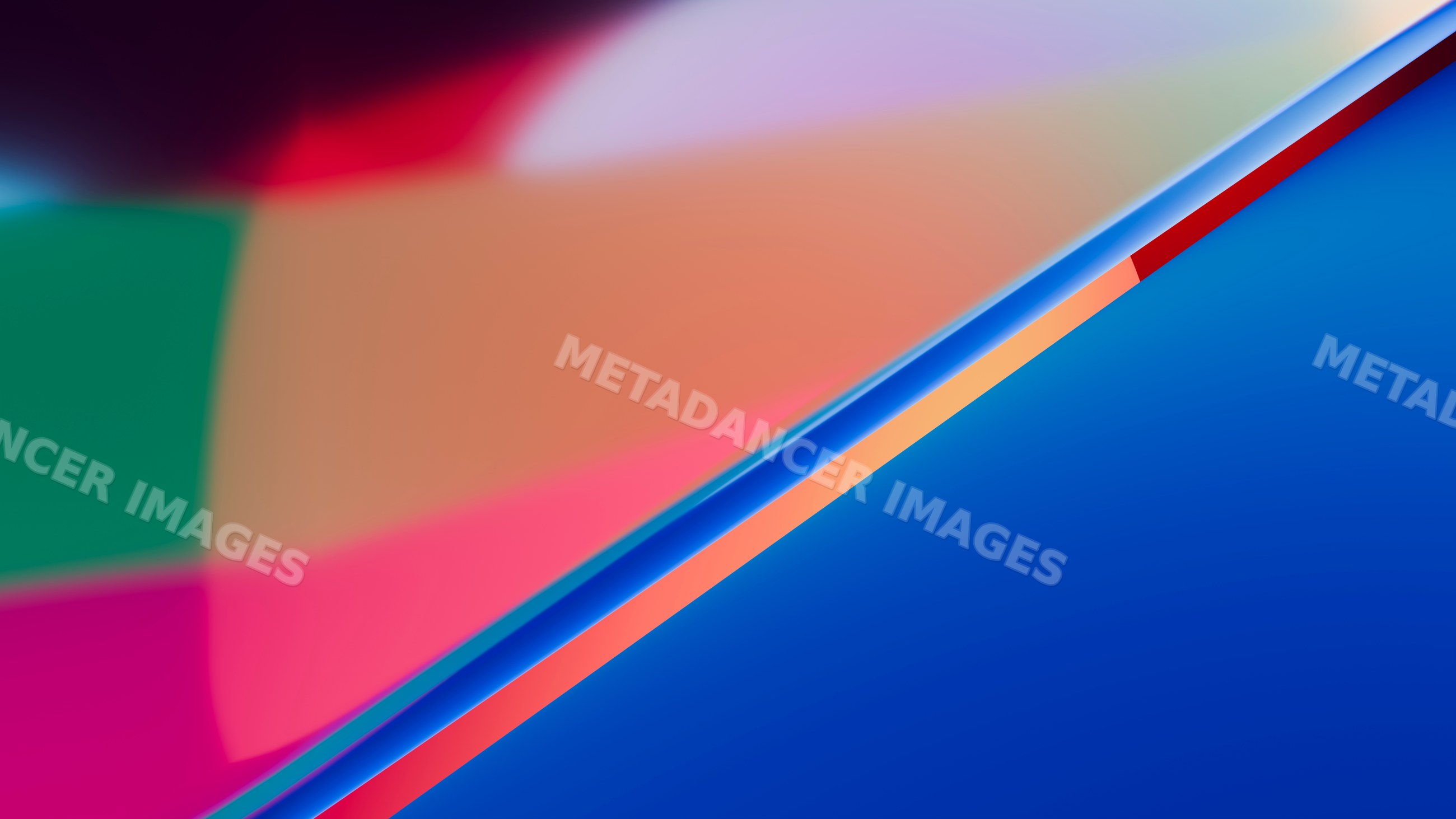 Abstract colorful shapes with light reflection in digital art design