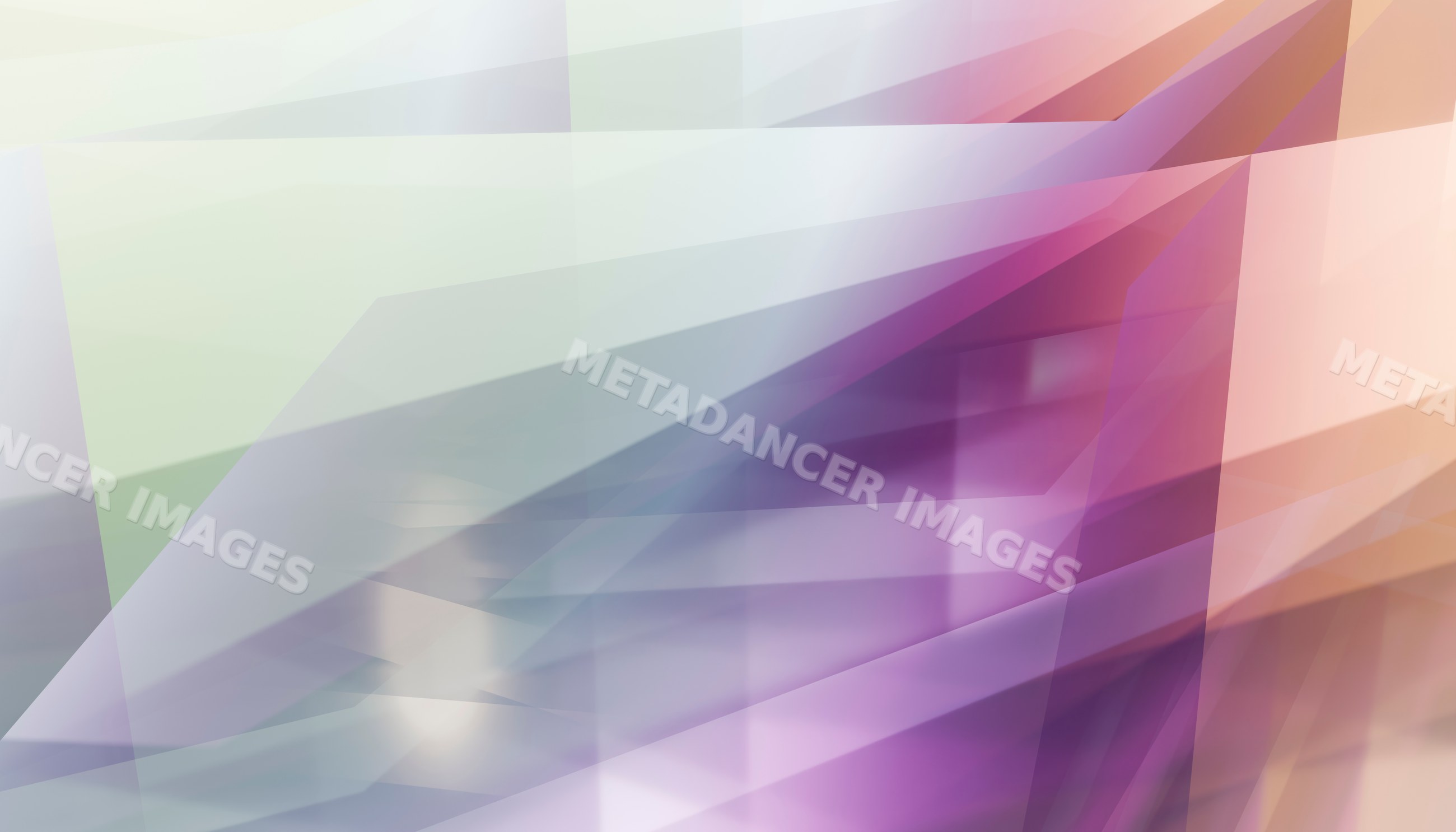 An abstract composition of colorful overlapping geometric shapes