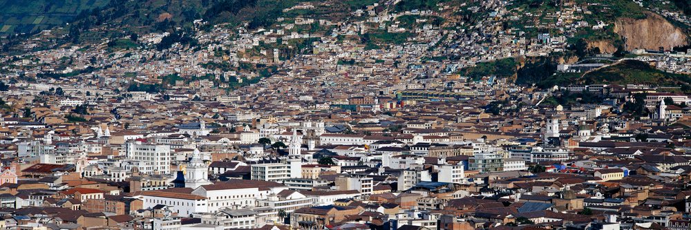 Historical cityscape of quito