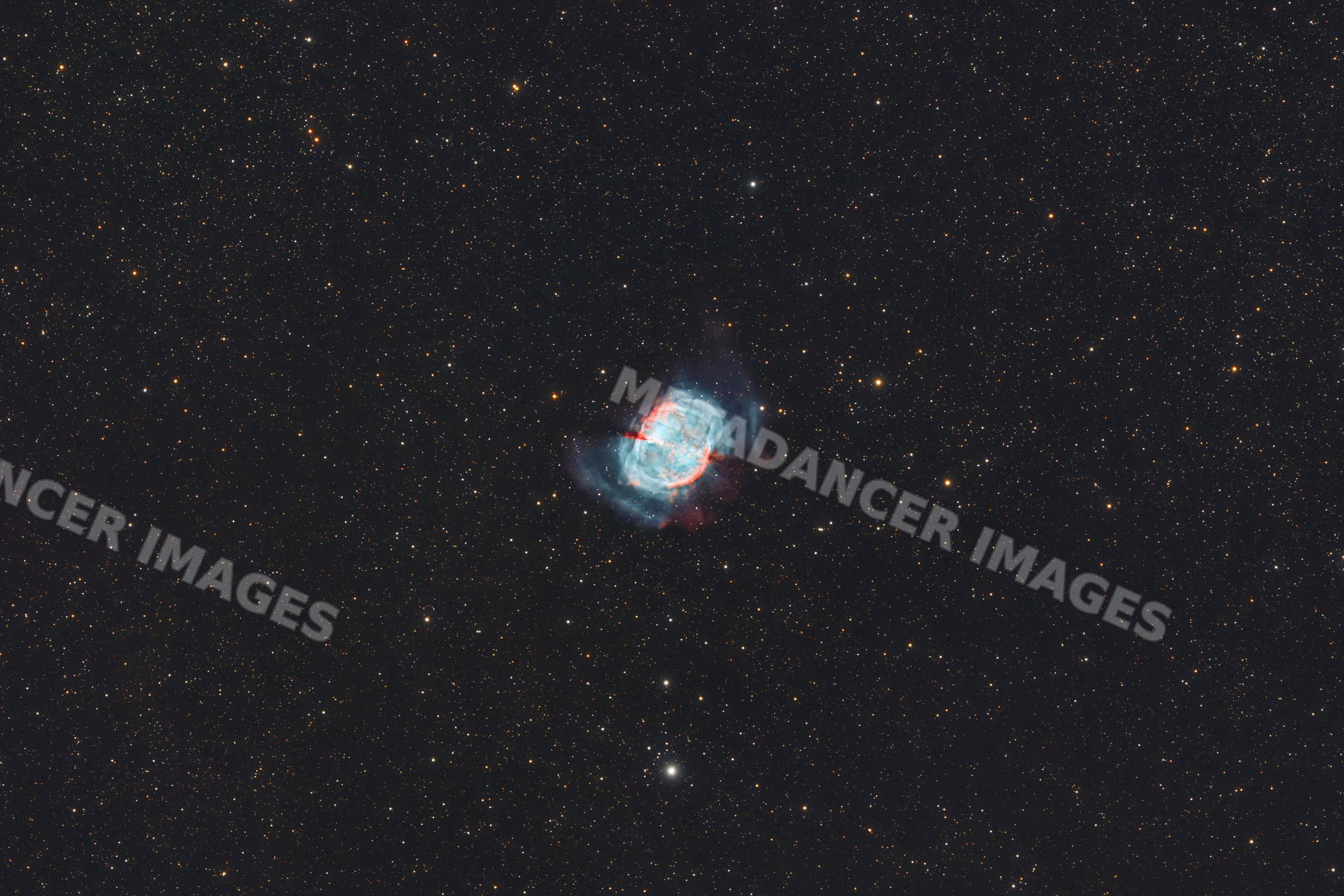 Dumbbell Nebula planetary nebula in space universe