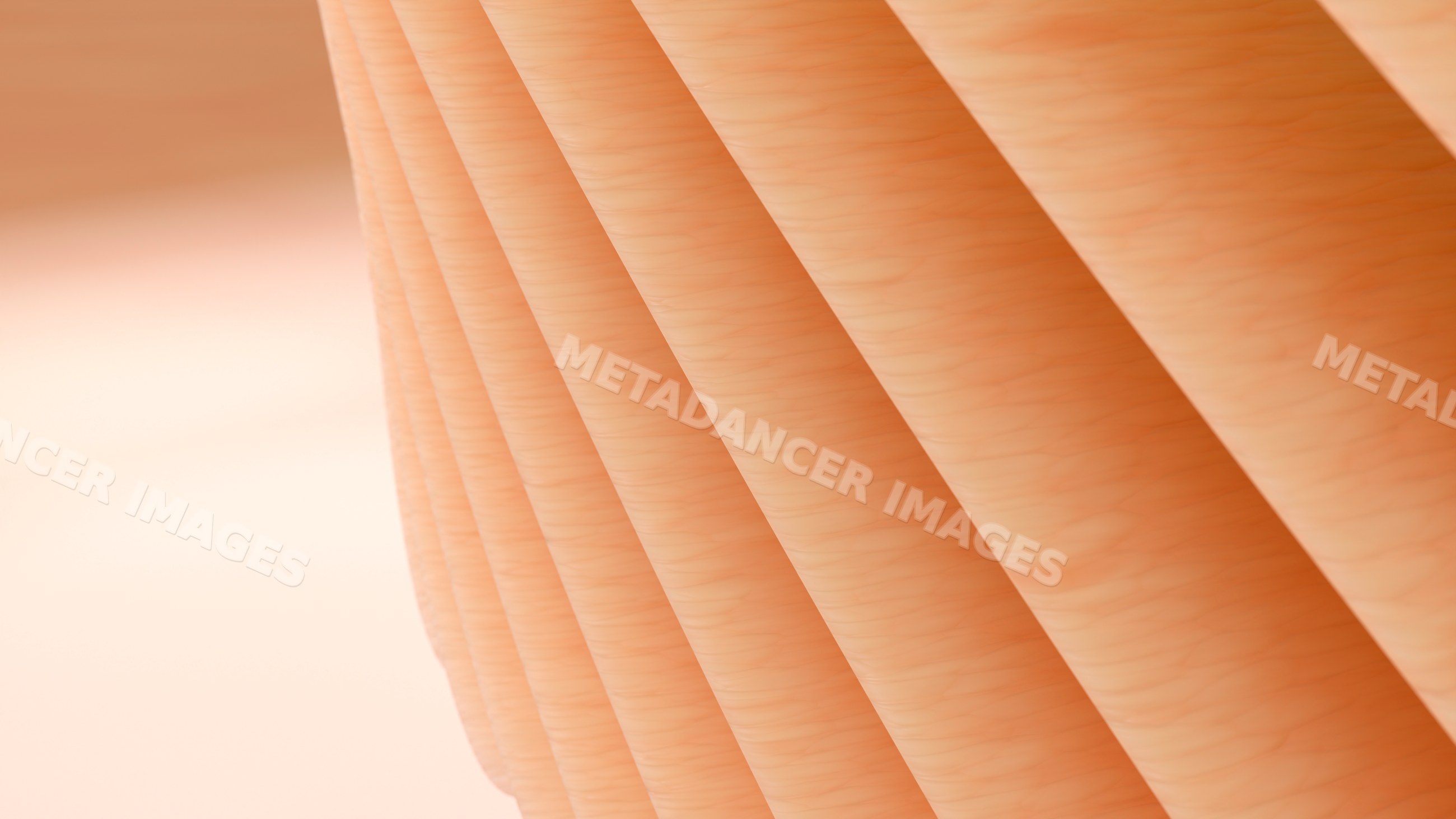 Orange textured wood surface with diagonal ribbed grain pattern