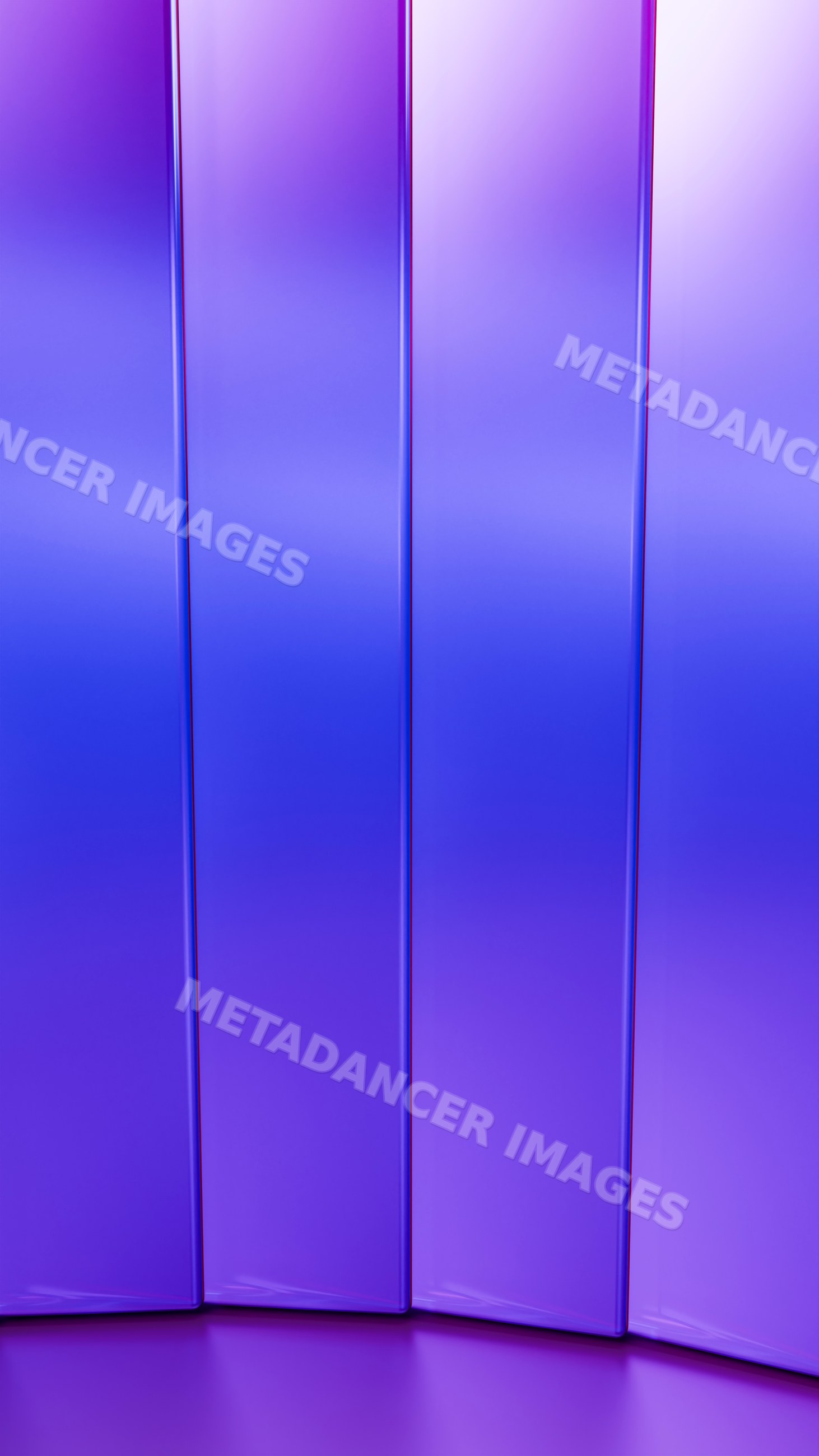 Abstract digital illustration of vertical blue and purple gradient