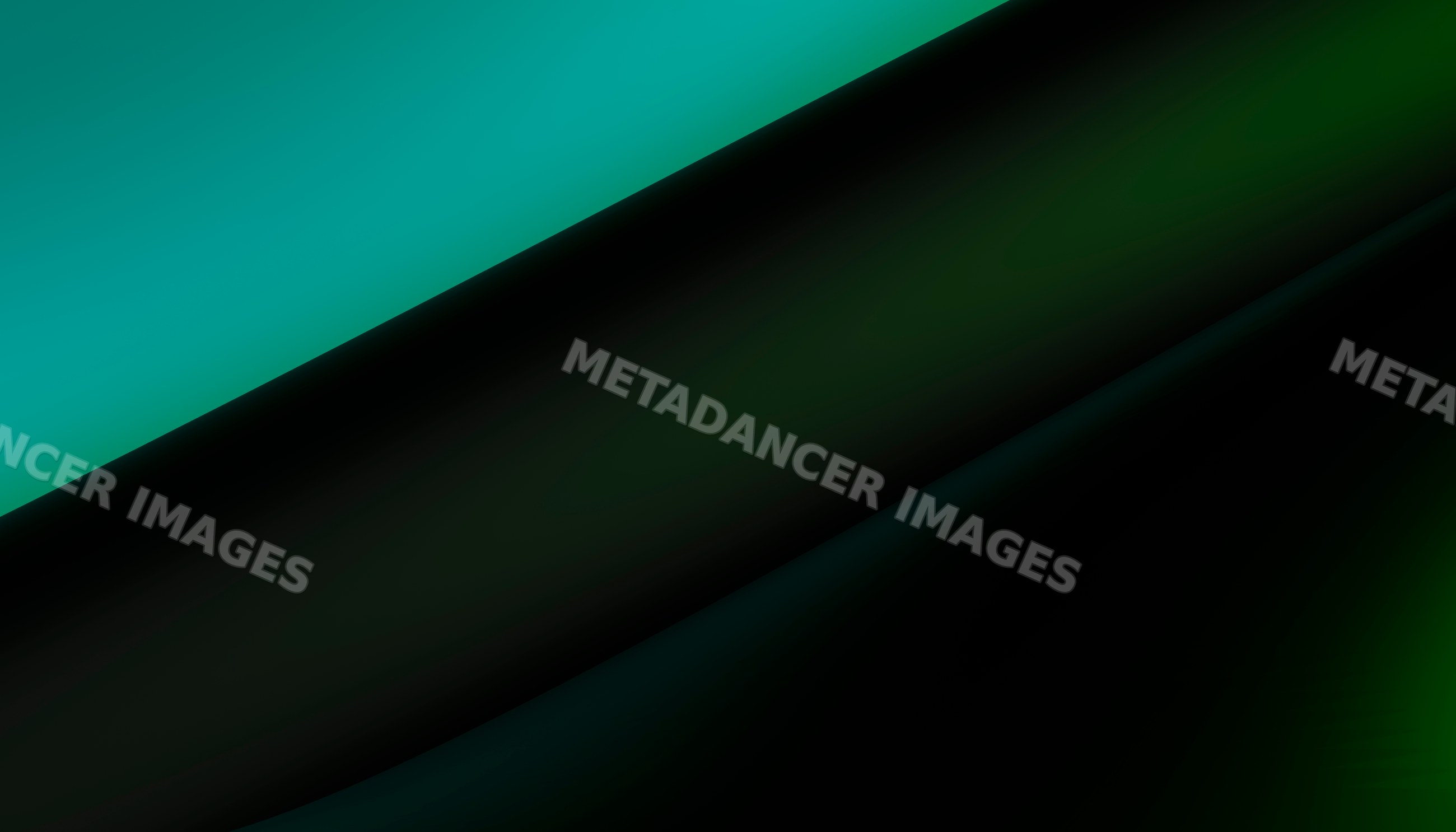Abstract dark gradient background with teal and green diagonal shapes
