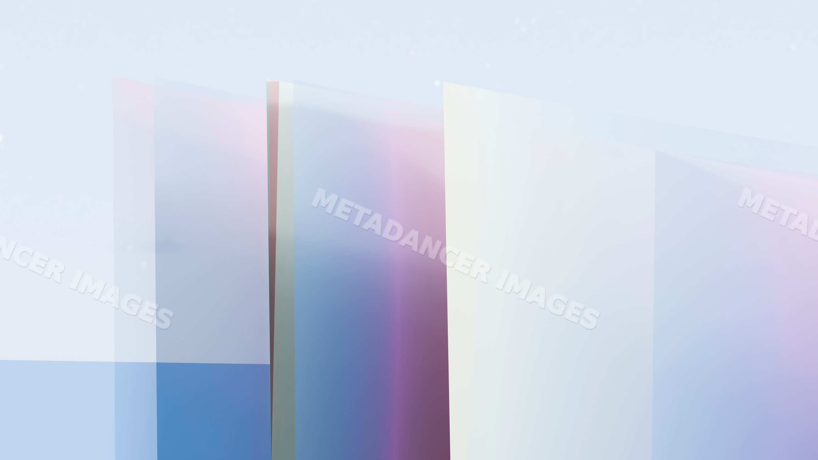 Abstract translucent panels with gradient pastel colors background