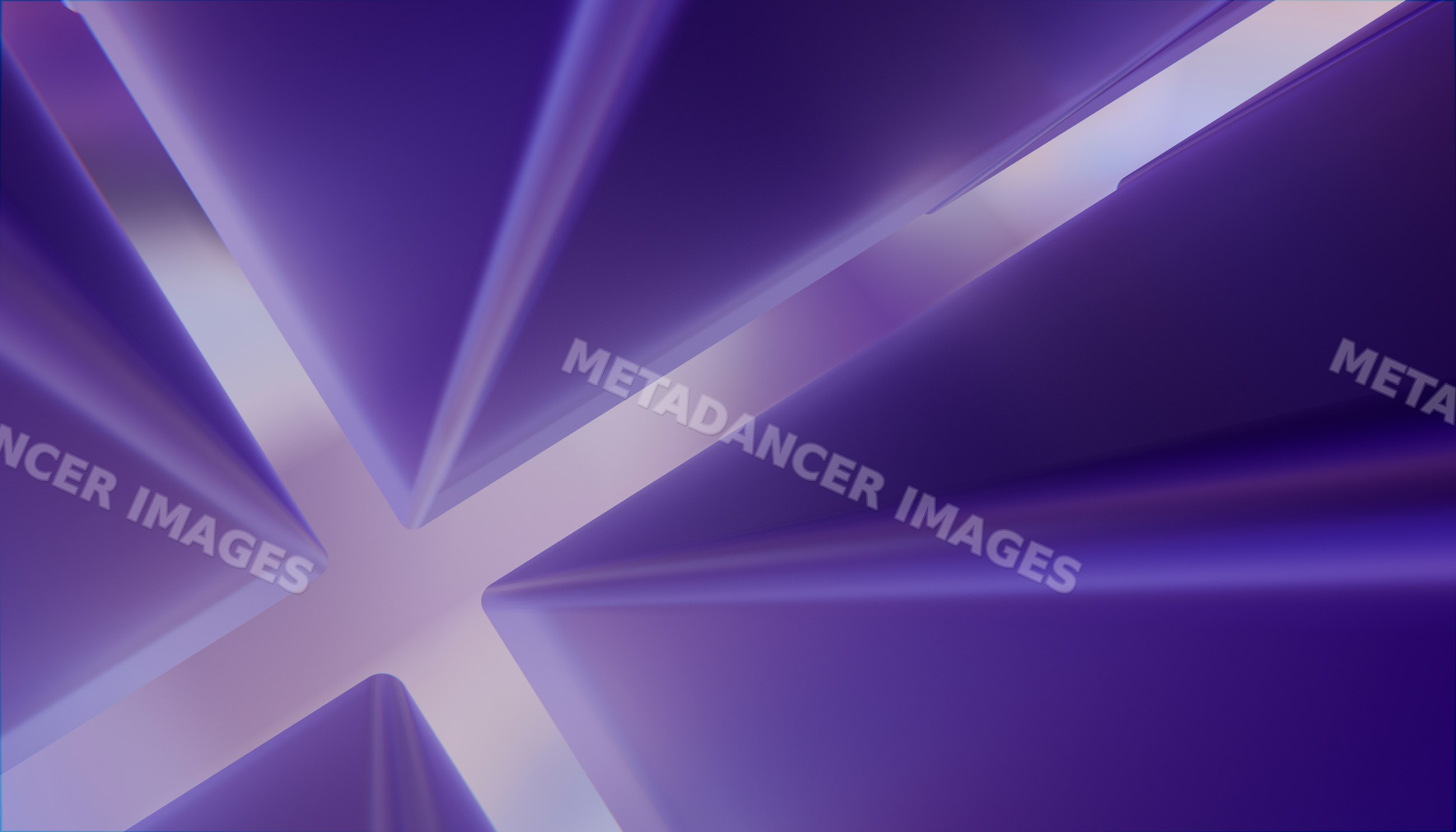 Abstract 3d purple geometric shapes create a modern digital art design