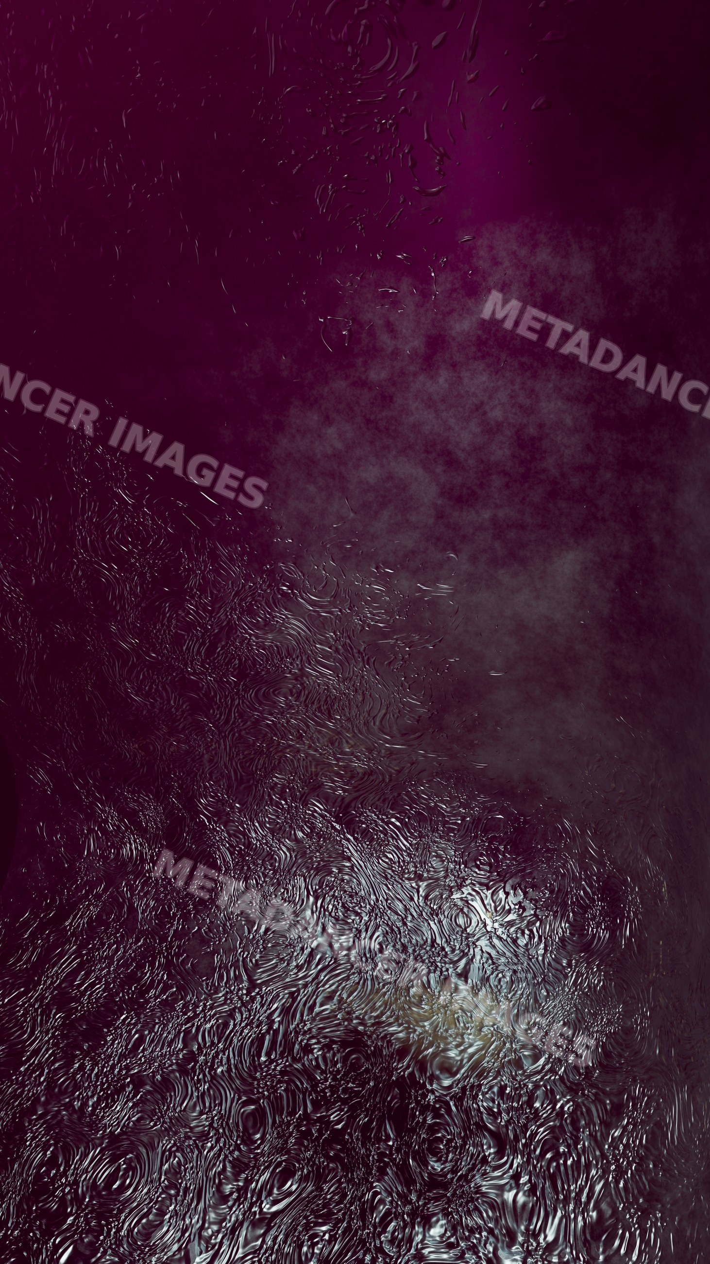 Abstract dark purple textured surface with ripples and reflections