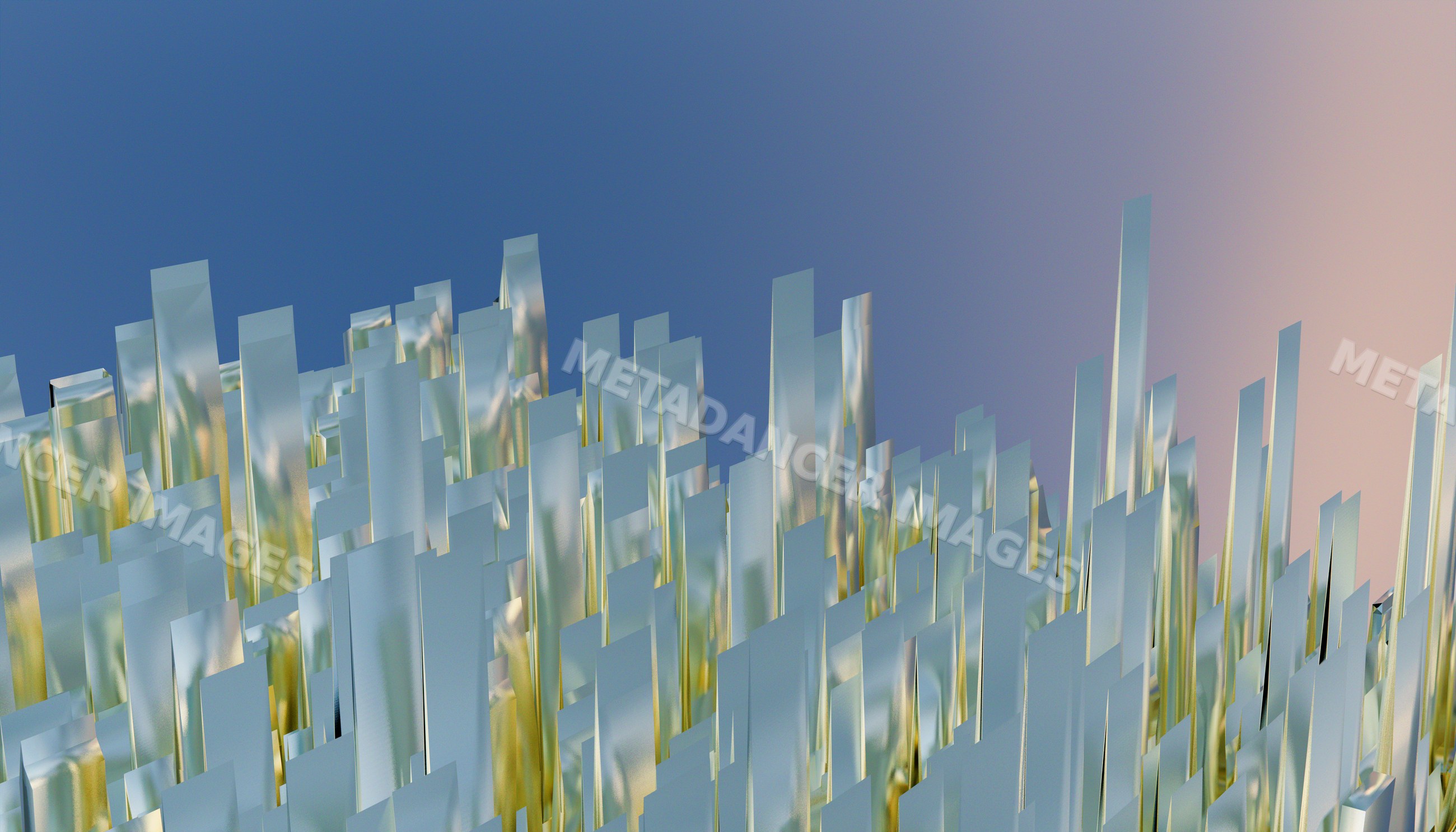 Abstract geometric glass shards create a modern artistic pattern