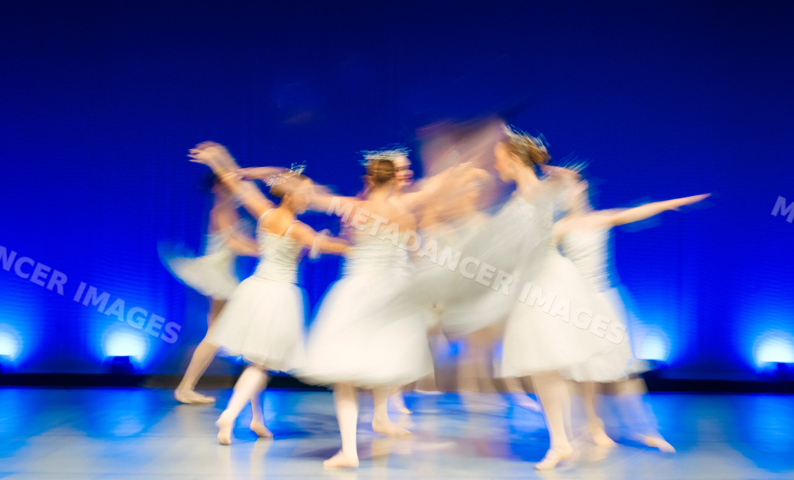 Ballet dancers performing a holiday ballet on stage in Bainbridge