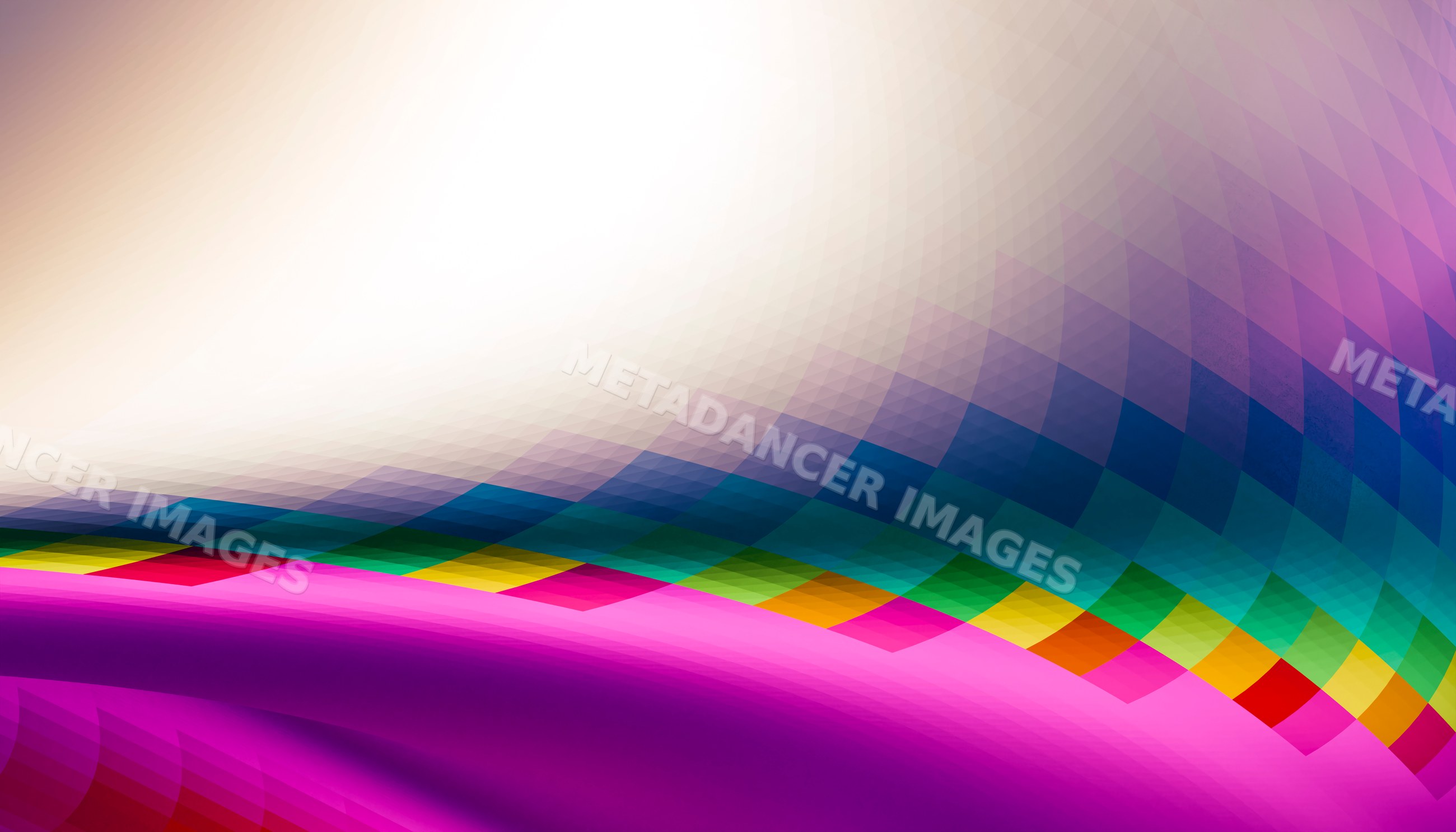 Abstract colorful geometric pattern with smooth gradient and vibrant