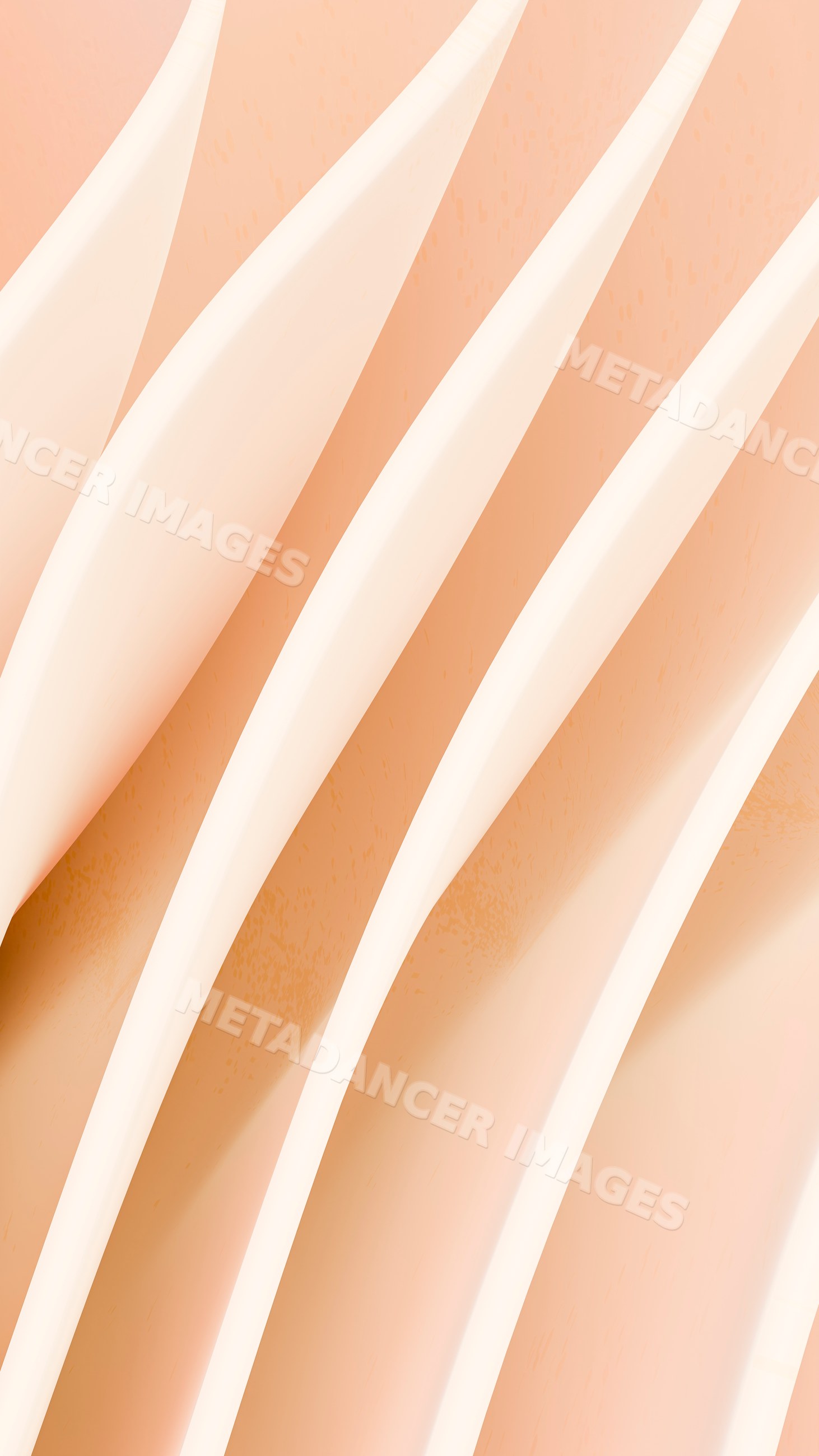 Abstract smooth cream-colored curved lines with a flowing wavy pattern