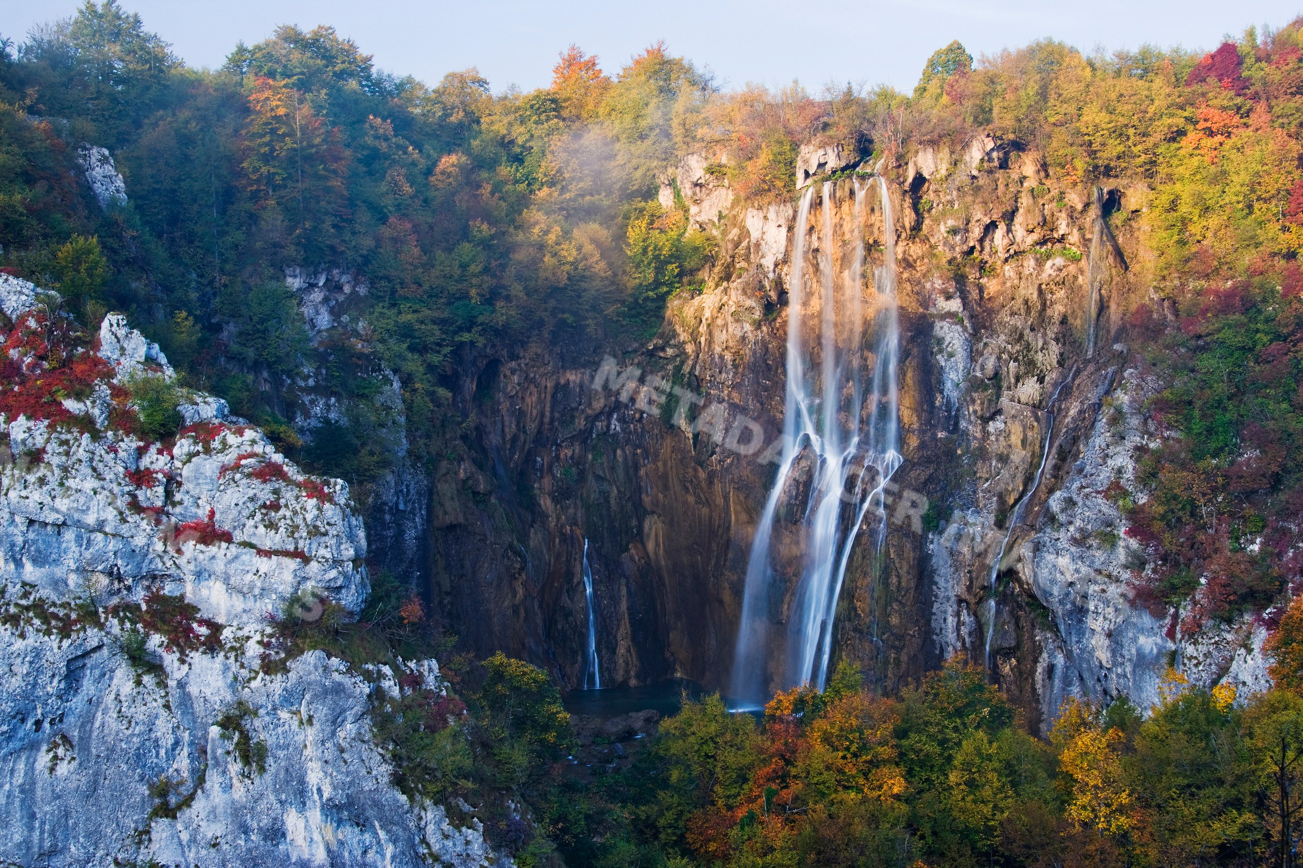 Waterfall at veliki slap croatia
