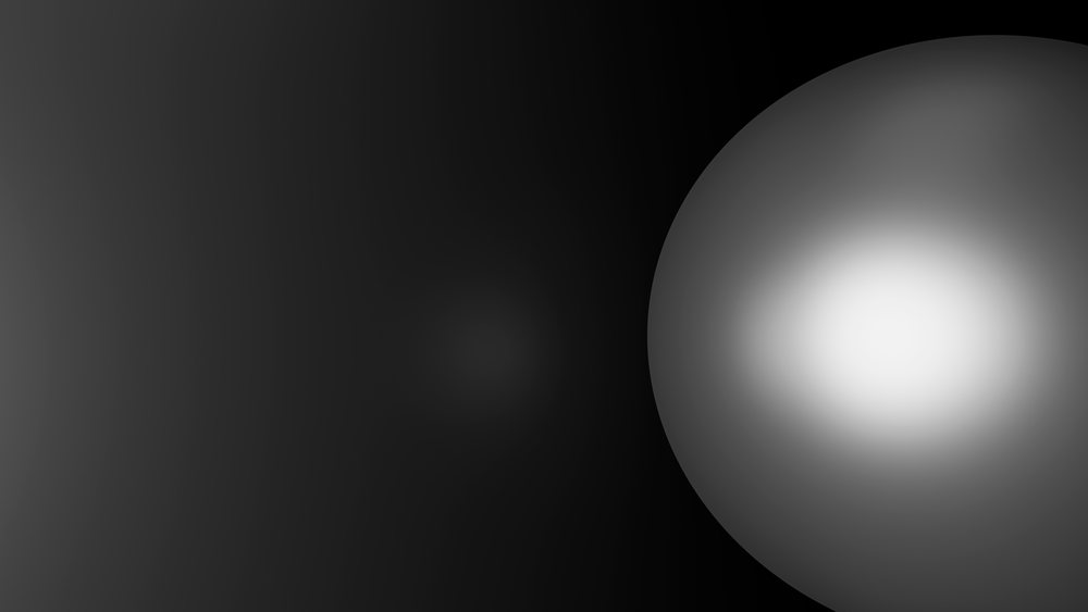 Glossy round sphere with gradient shading digital illustration
