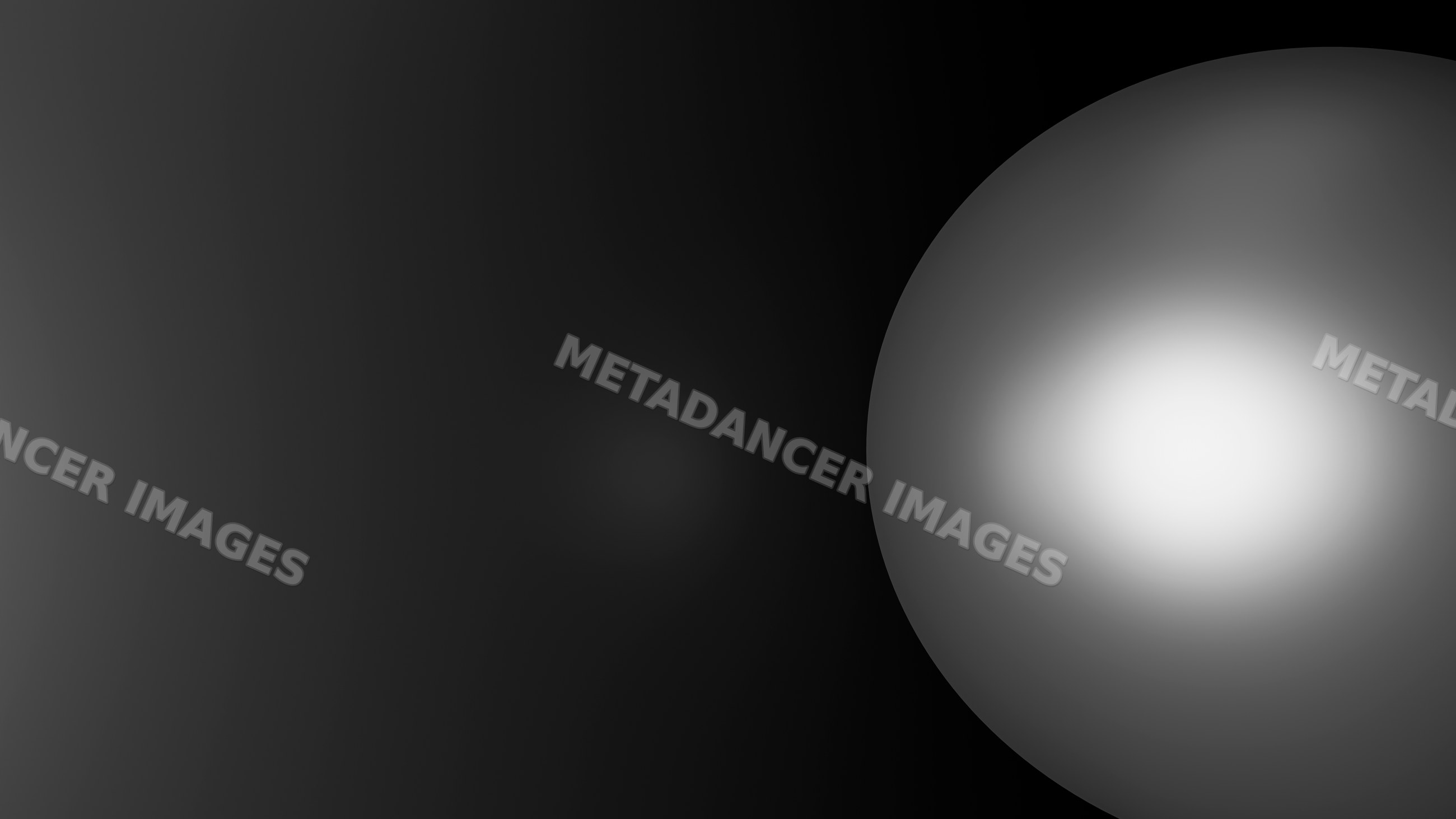 Glossy round sphere with gradient shading digital illustration