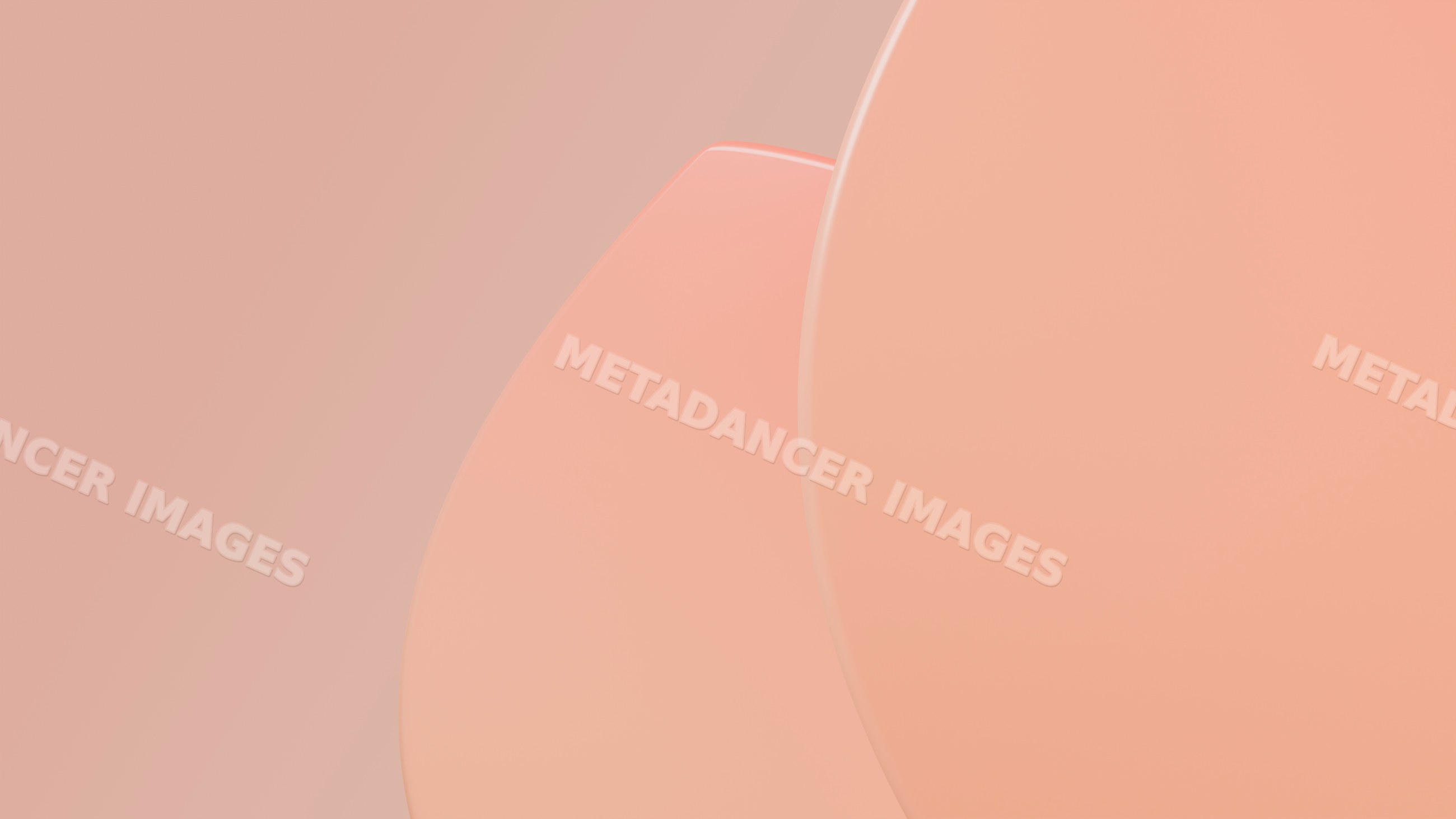Abstract digital illustration with overlapping blush and peach curved