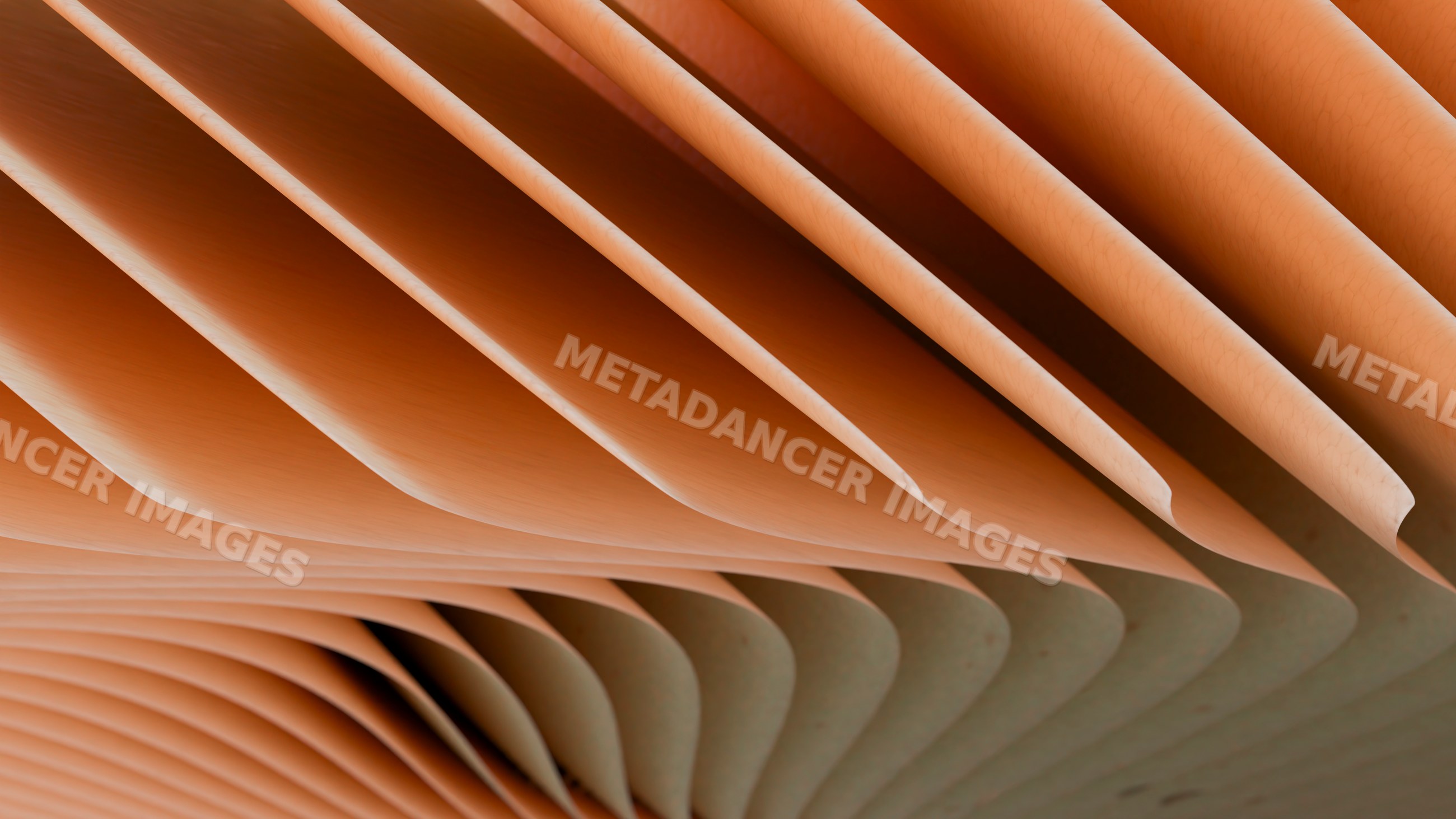 Close-up of folded pages in an open book