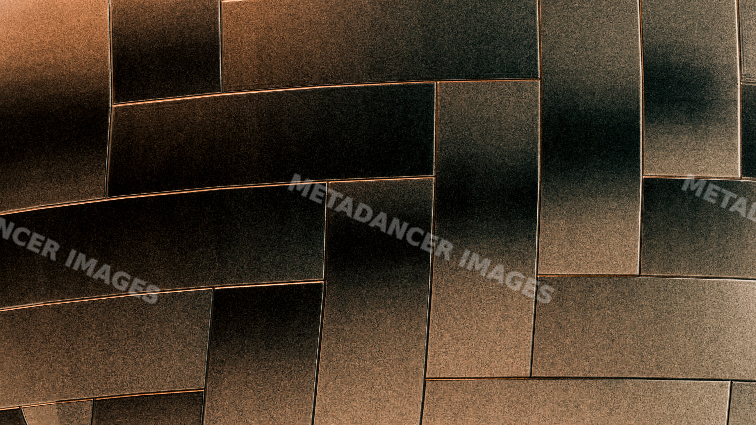 Abstract woven pattern of rectangular strips in brown tones