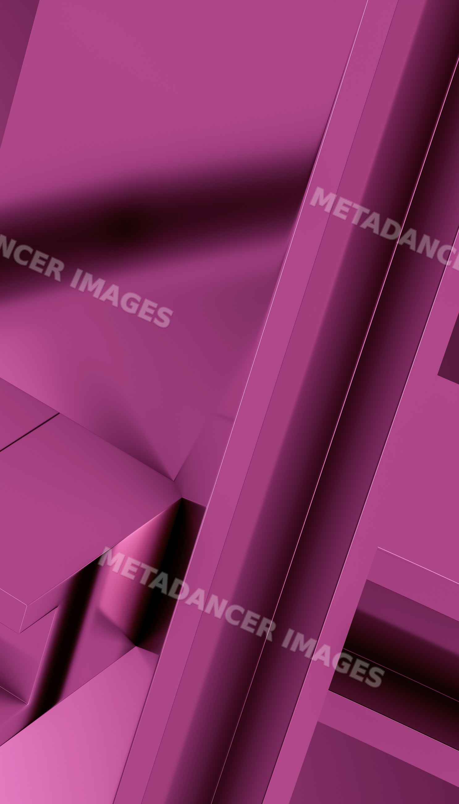 Abstract purple 3d geometric shapes digital wallpaper