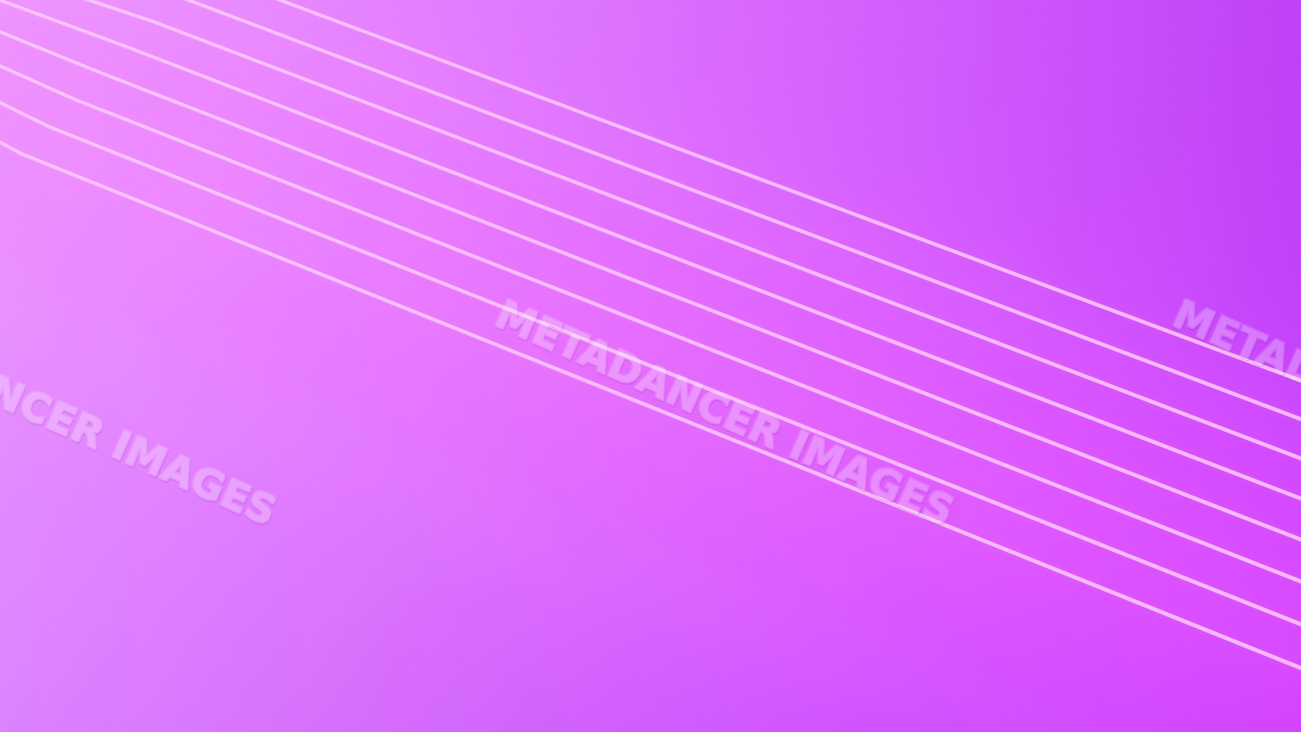 Abstract digital illustration of musical strings on purple background