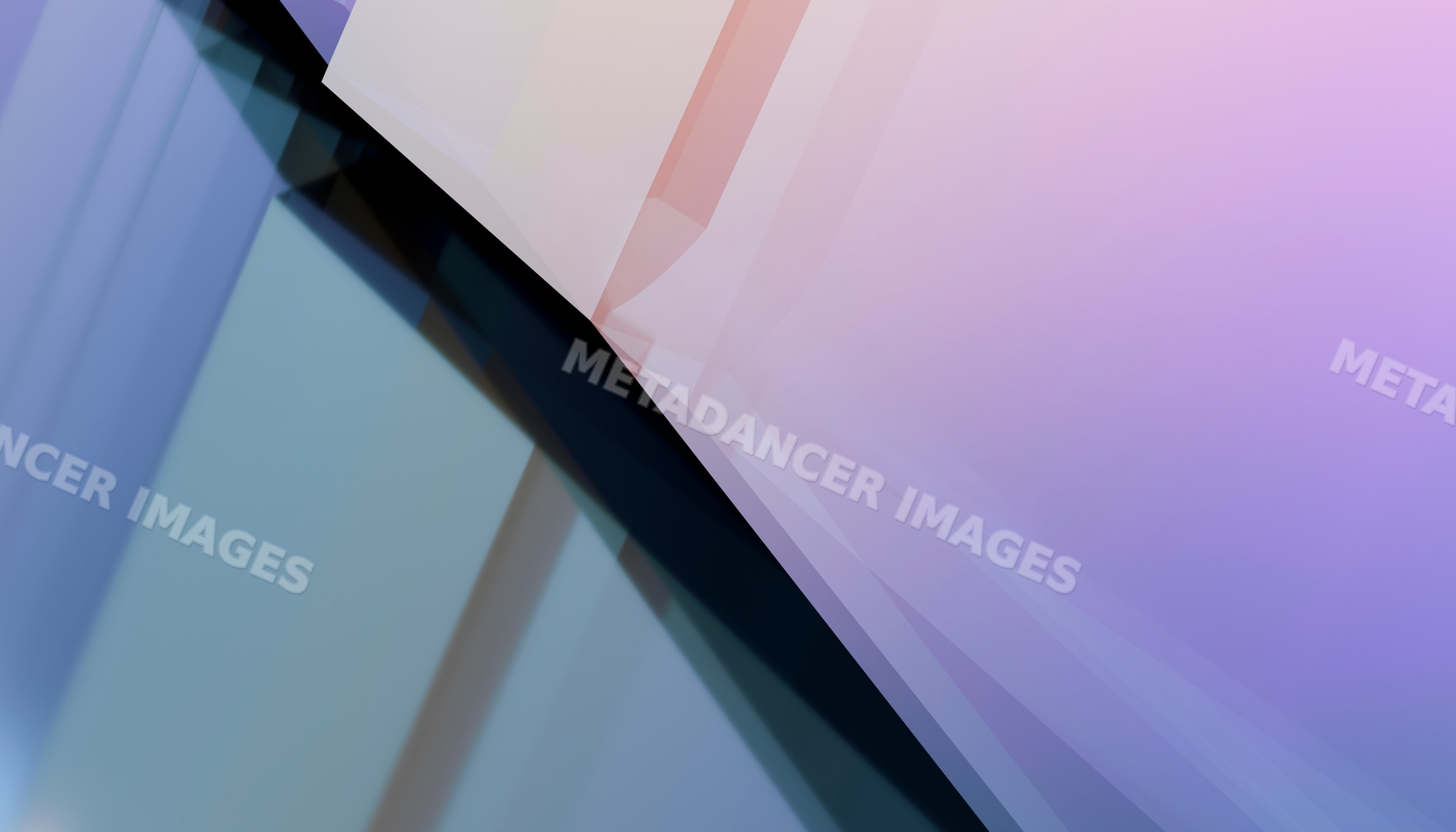 Abstract geometric shapes blend softly