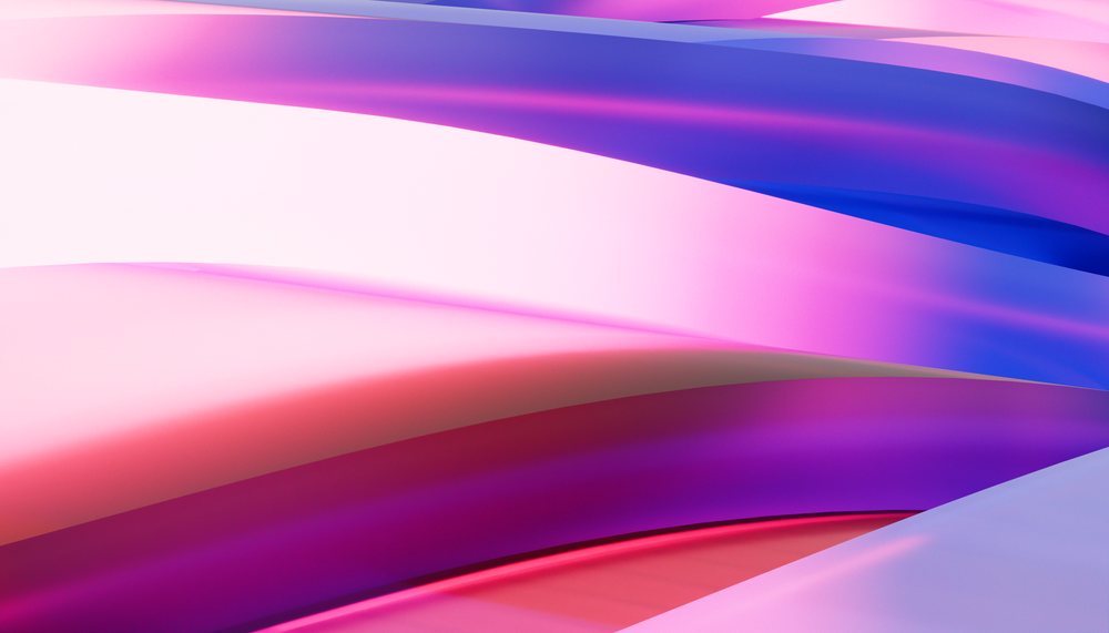 Abstract modern background with smooth flowing gradient curves