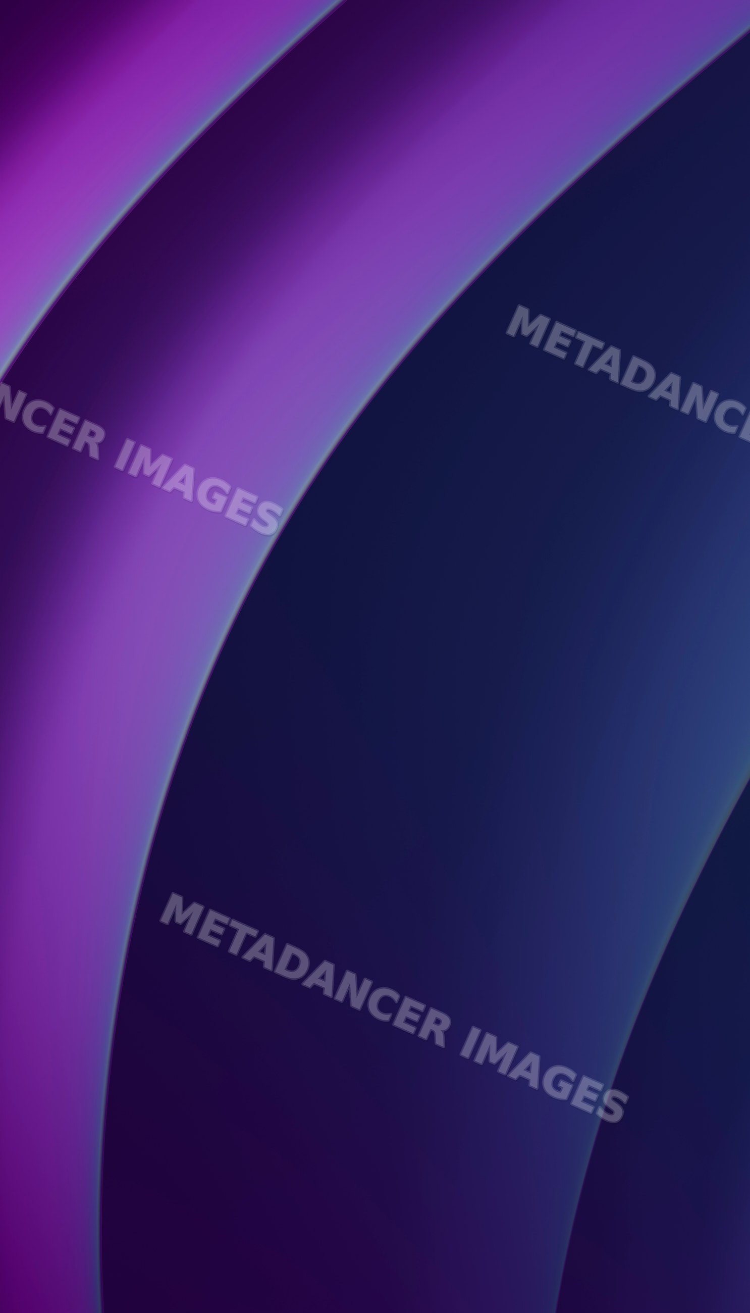 Abstract digital rendering of purple curved shapes on dark background