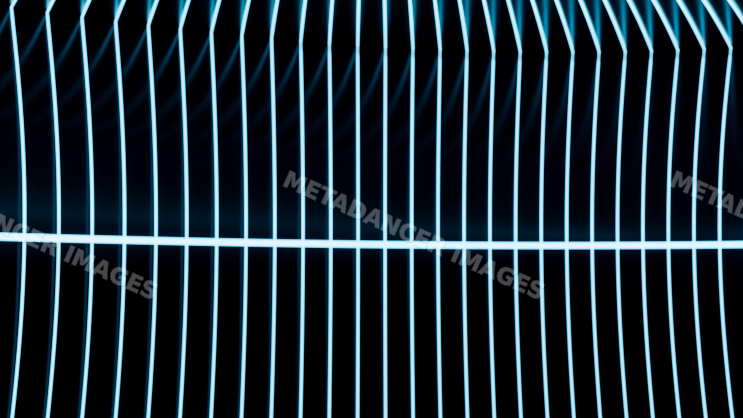 Glowing blue vertical and horizontal lines abstract pattern