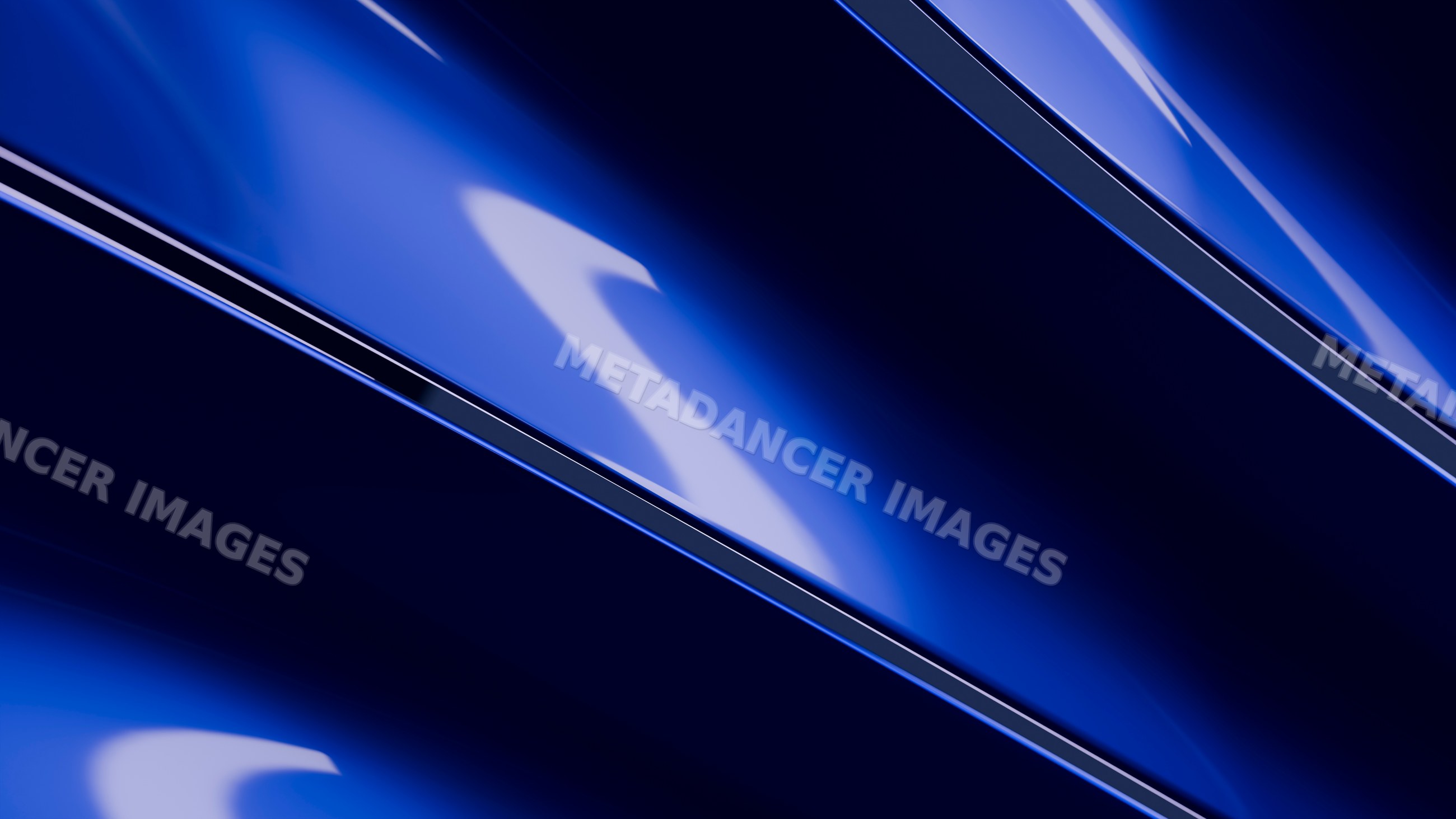 Smooth shiny blue abstract diagonal lines digital illustration