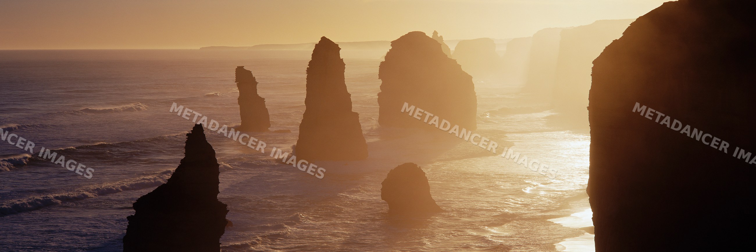 The twelve apostles rock formations