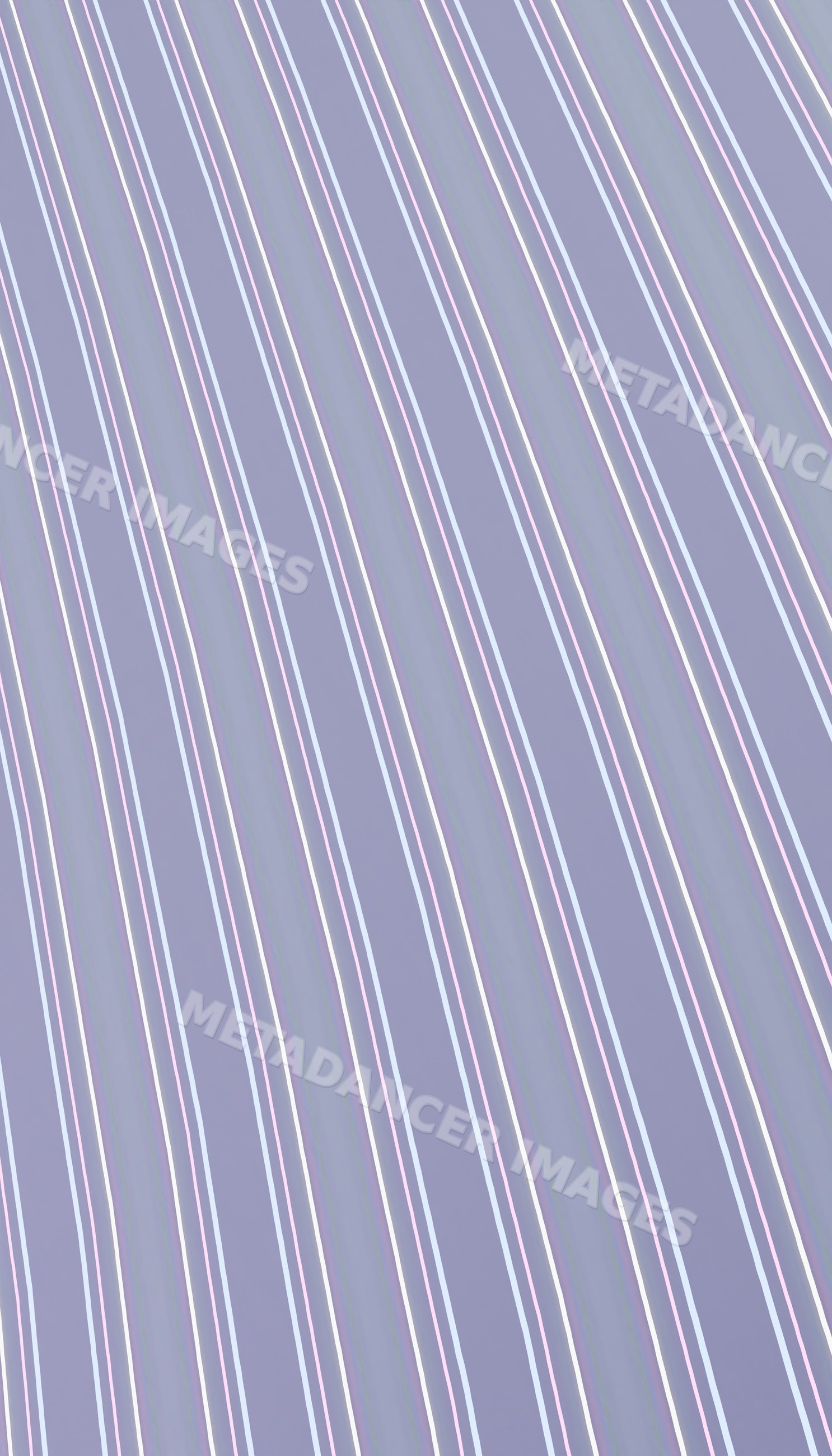 Diagonal striped fabric with pastel pink and blue stripes