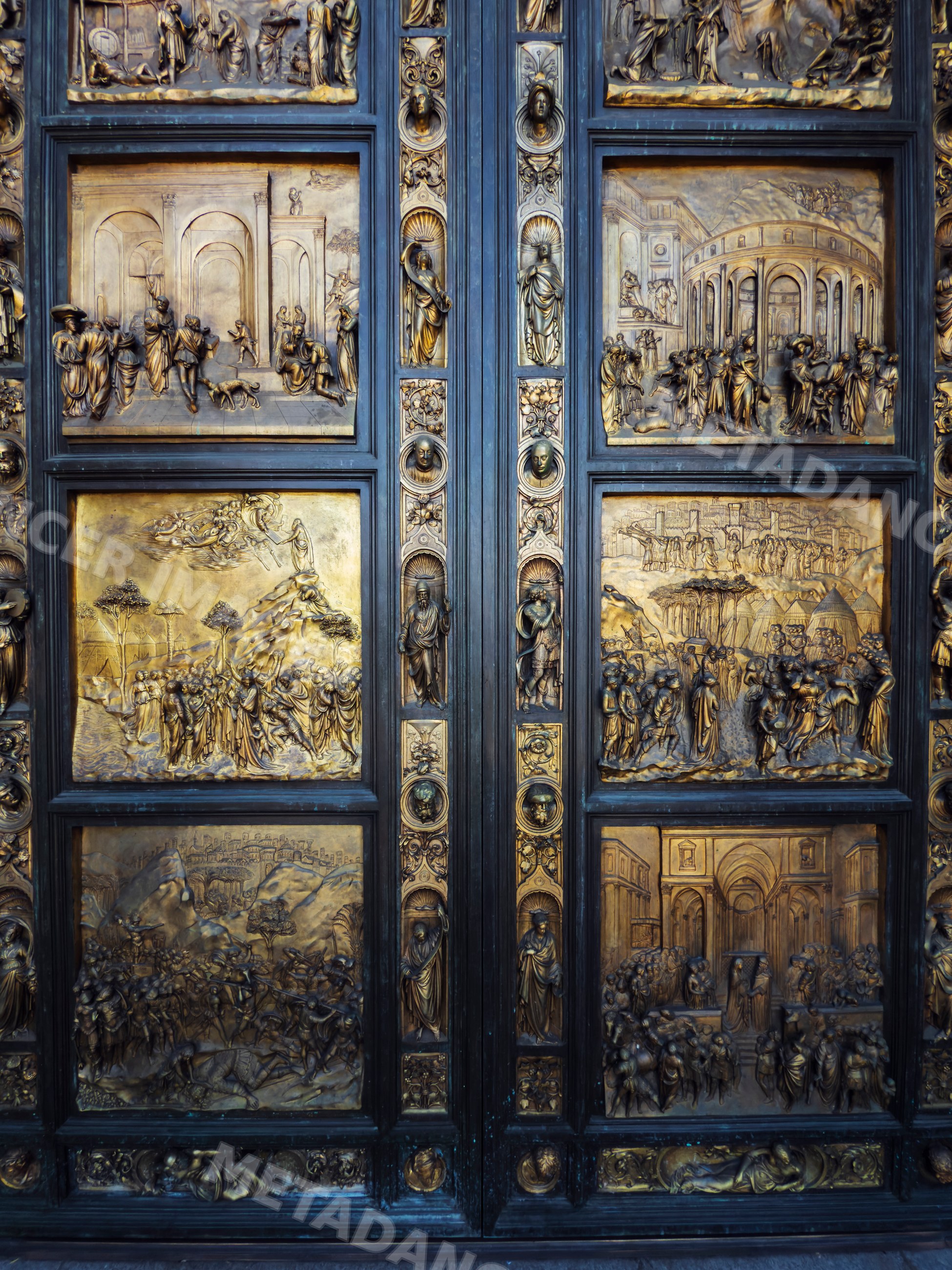 Replica of Ghiberti Doors from Baptistery of Santa Maria del Fiore