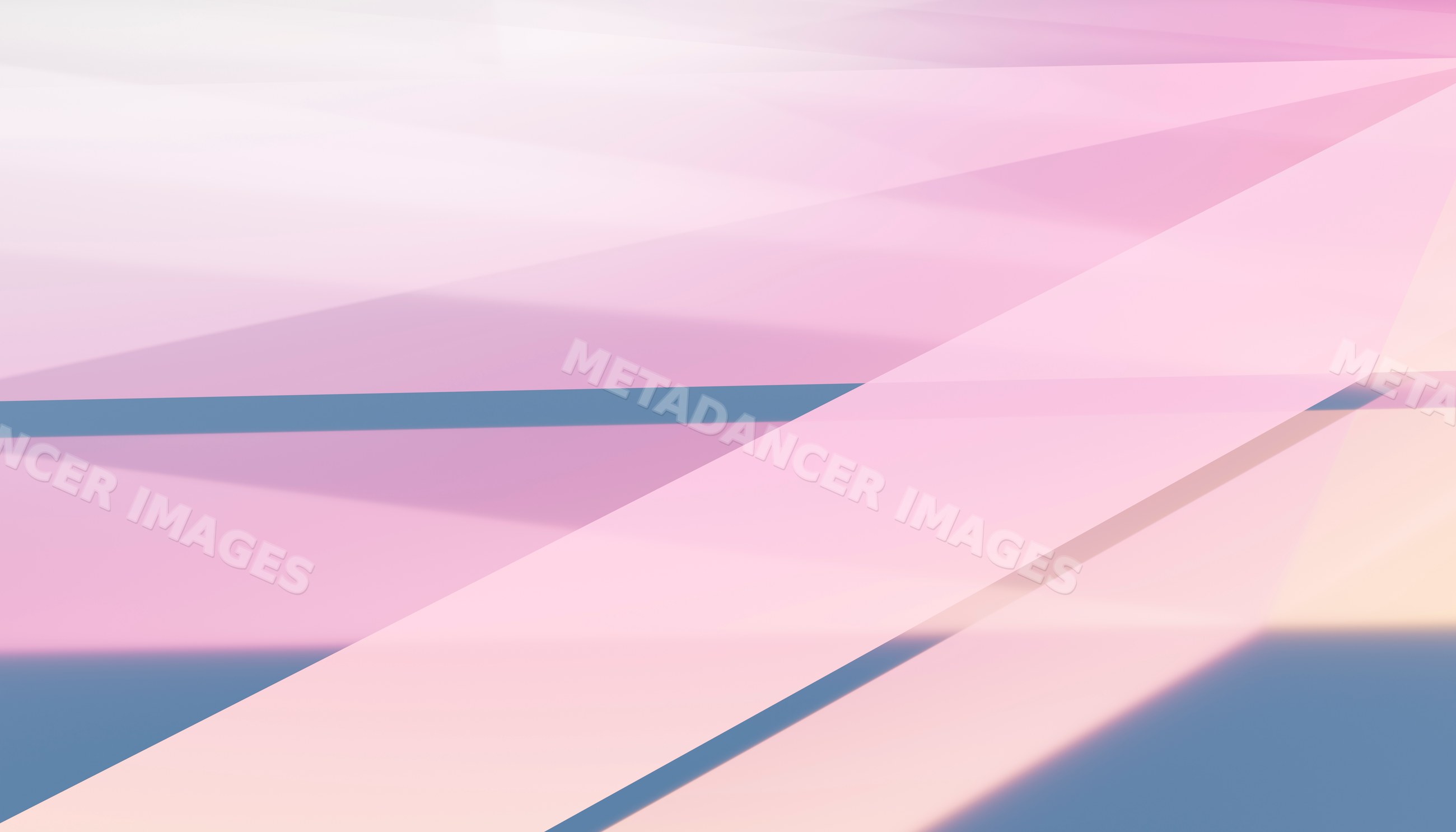 Abstract digital art with soft pink and blue geometric shapes
