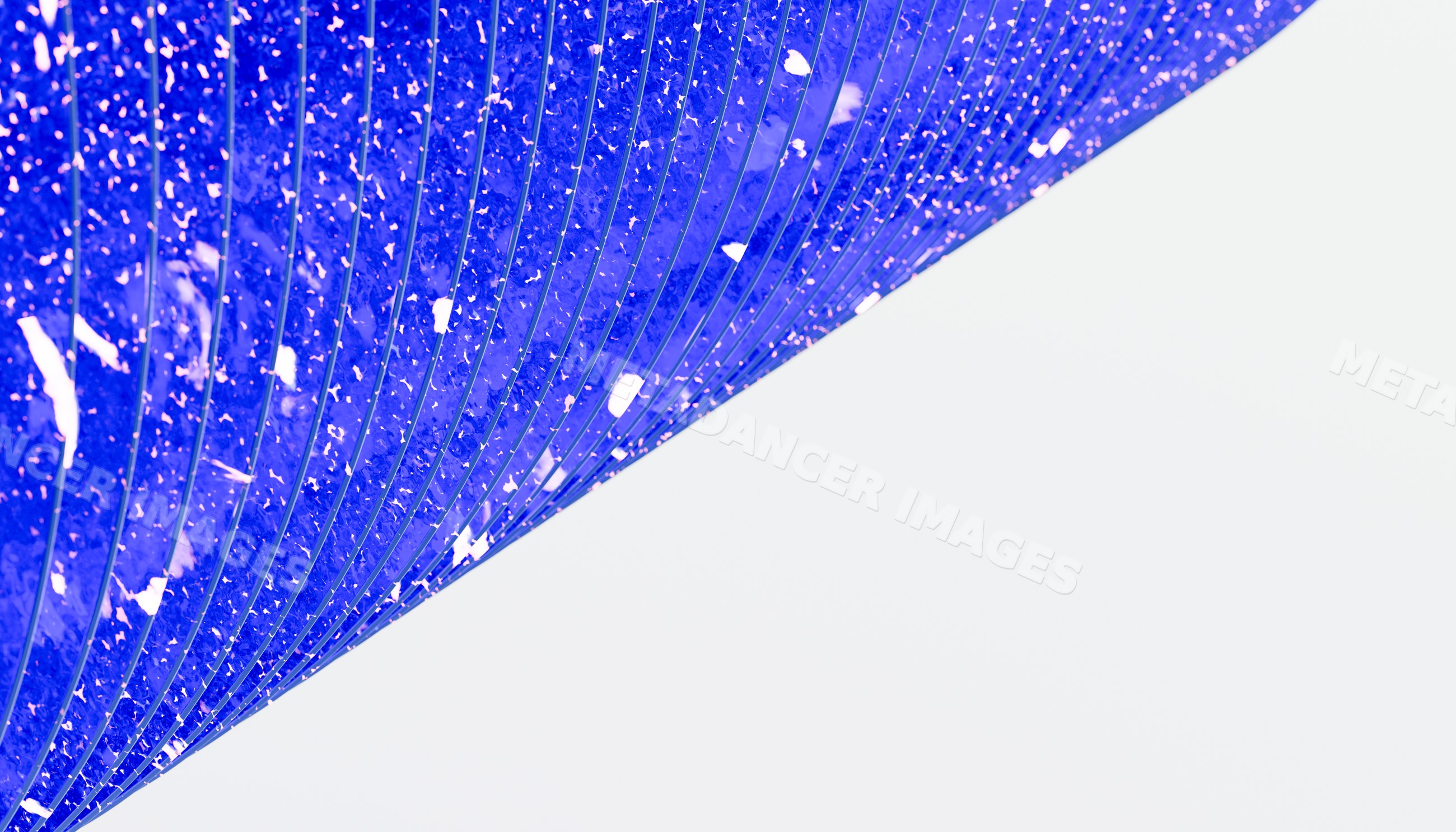 Blue solar panel with photovoltaic cells for clean renewable energy