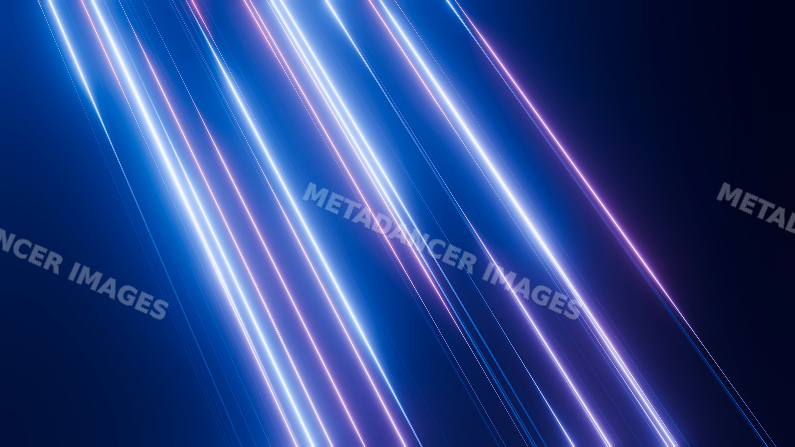 Abstract digital illustration of glowing diagonal neon lines