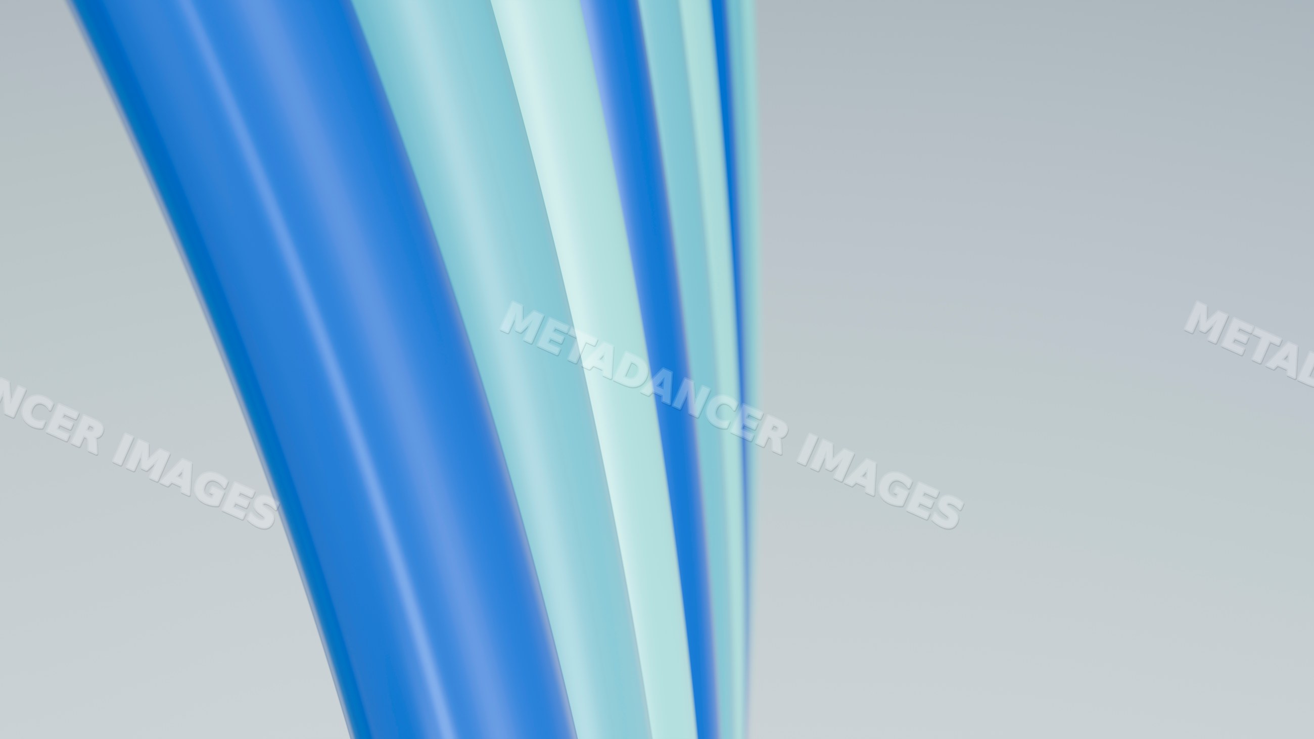 Abstract blue curved lines digital illustration