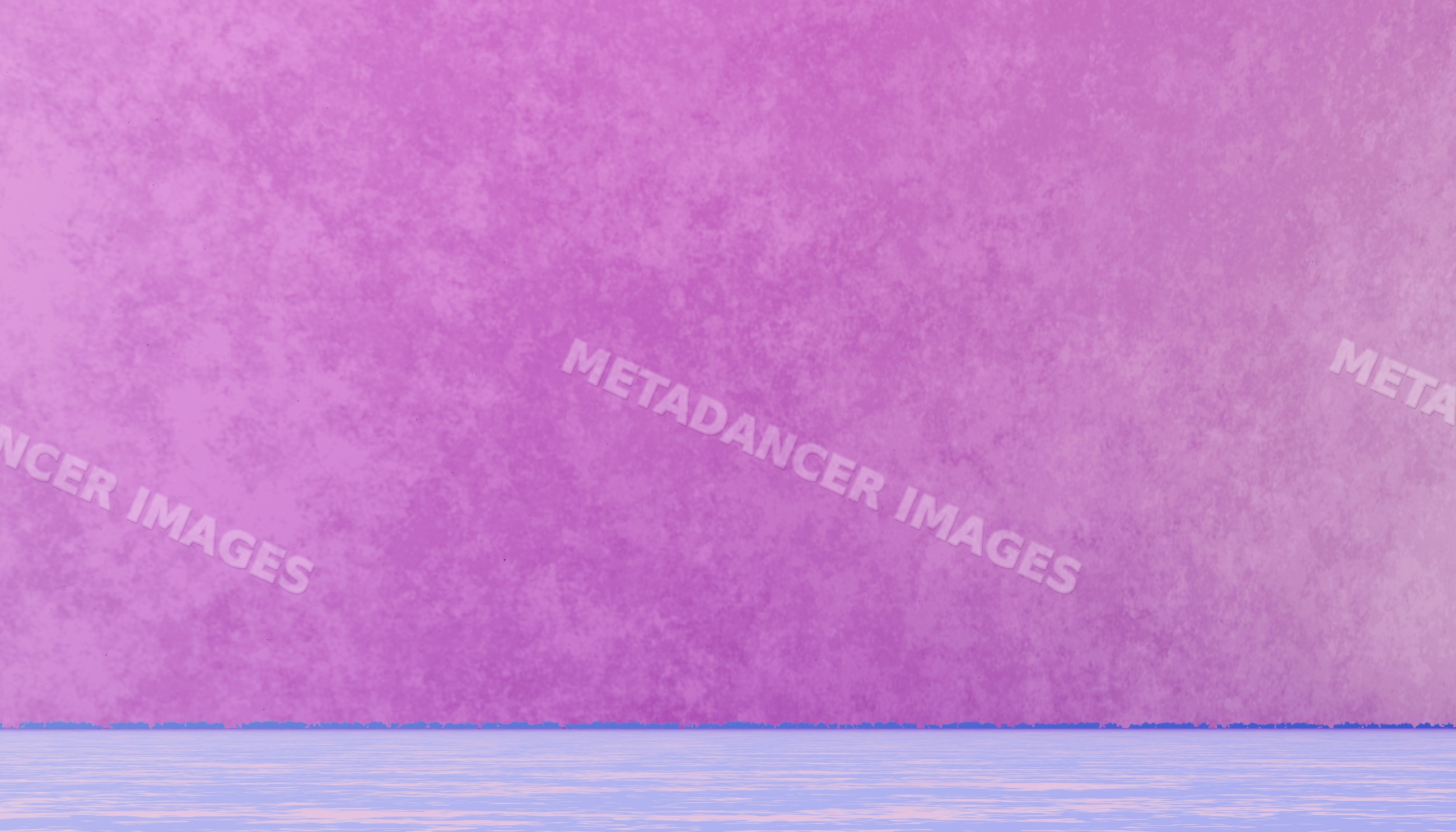 Textured pink and purple wall with calm water surface abstract