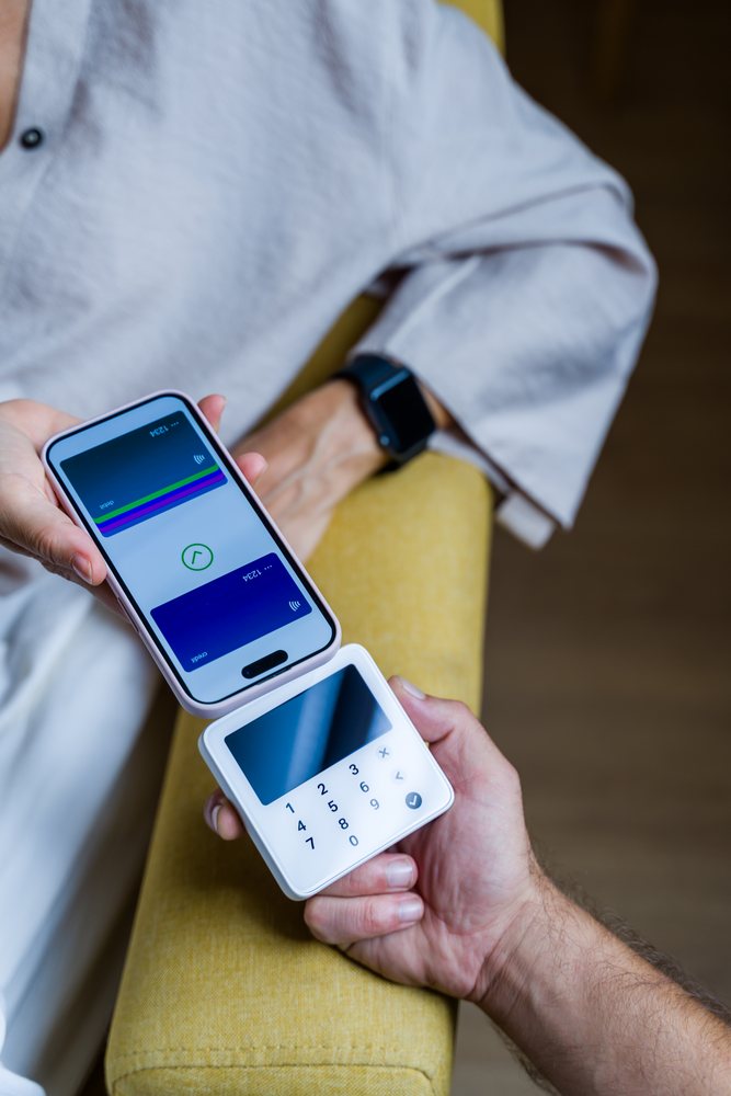 Contactless payment using smartphone nfc and digital terminal