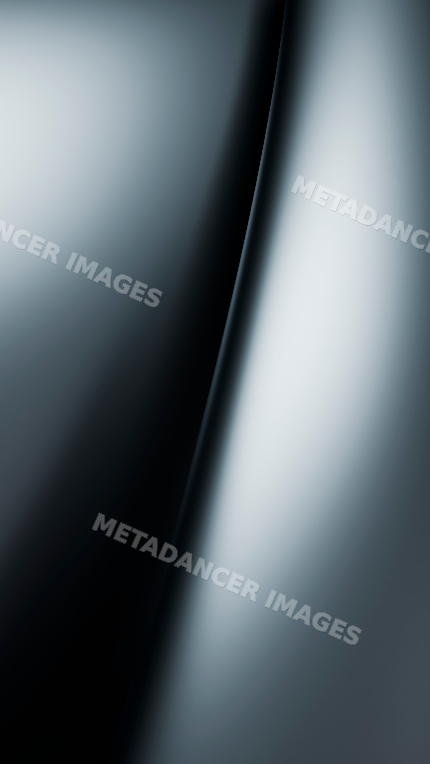 Abstract shiny metallic curved surface digital illustration