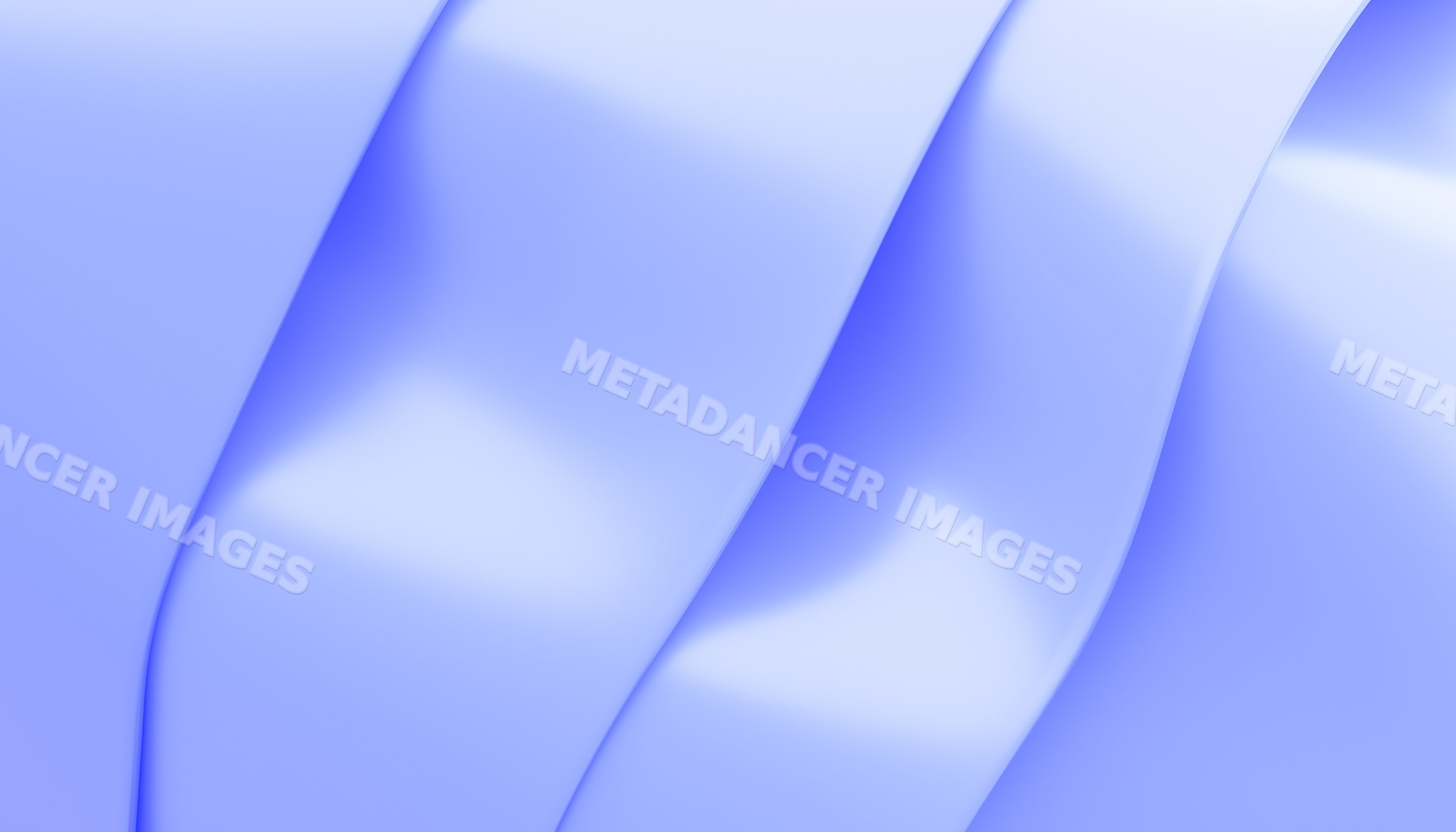 Abstract digital rendering with smooth blue curved shapes