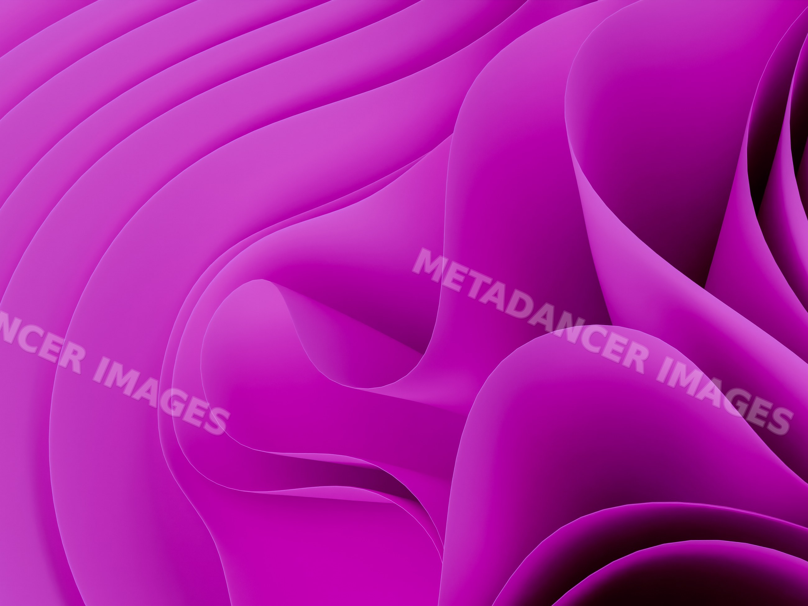 Close-up abstract image of soft purple flowing curves and folds
