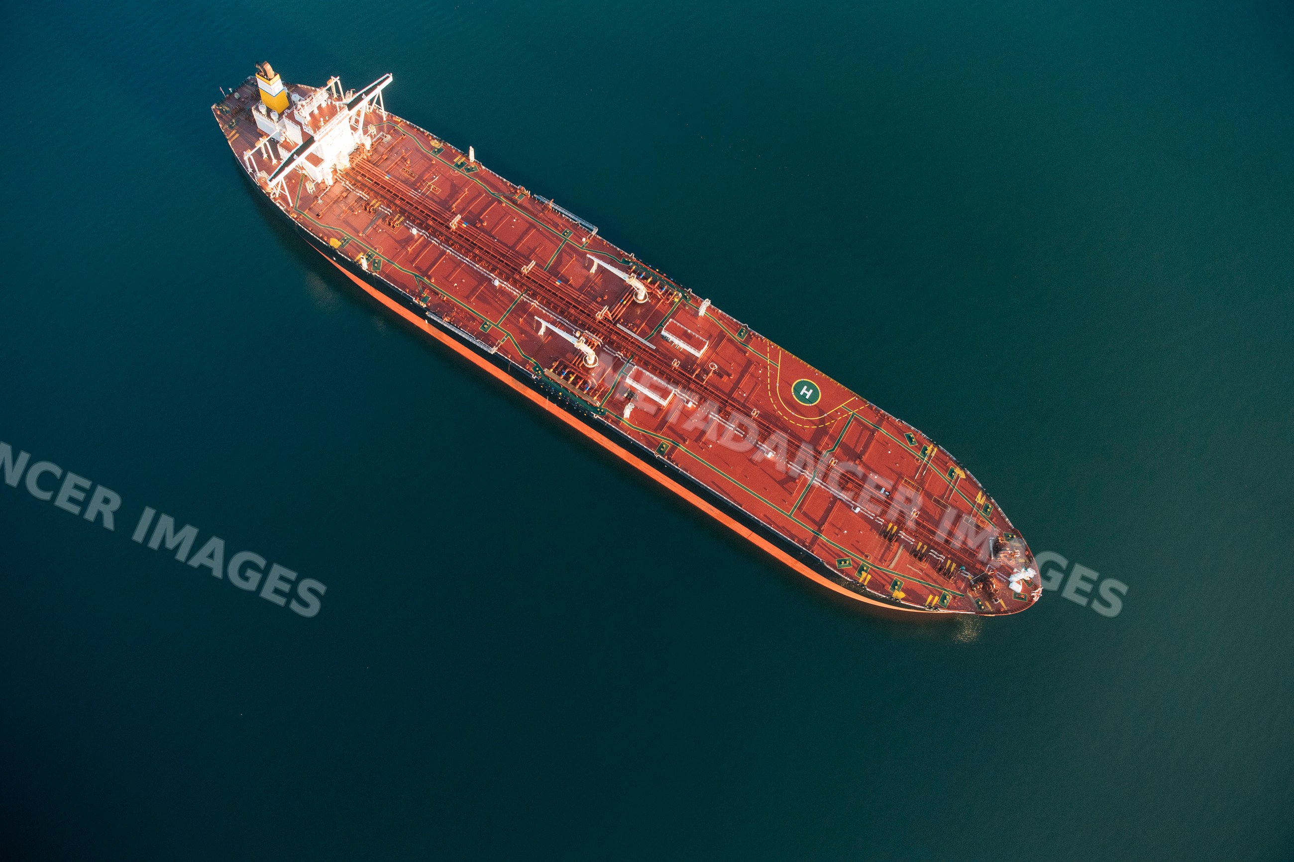 Oil tanker vessel at the Port of Long Beach, california, USA