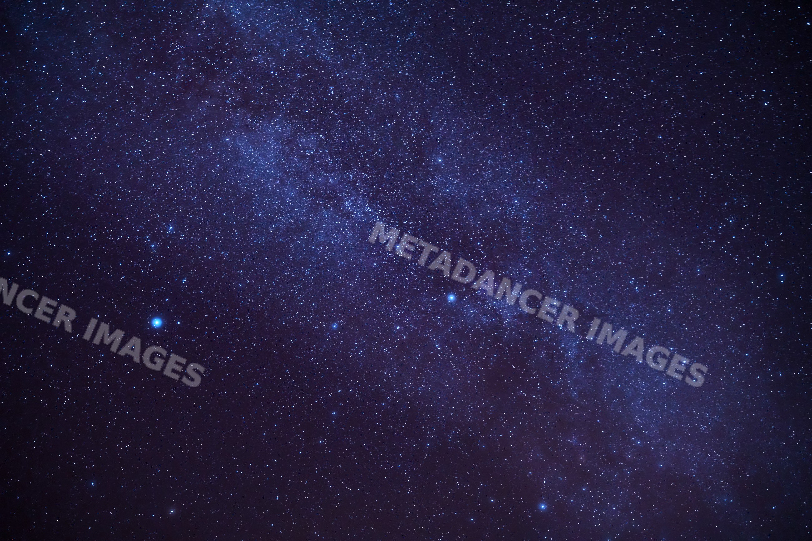 A detailed view of the milky way galaxy