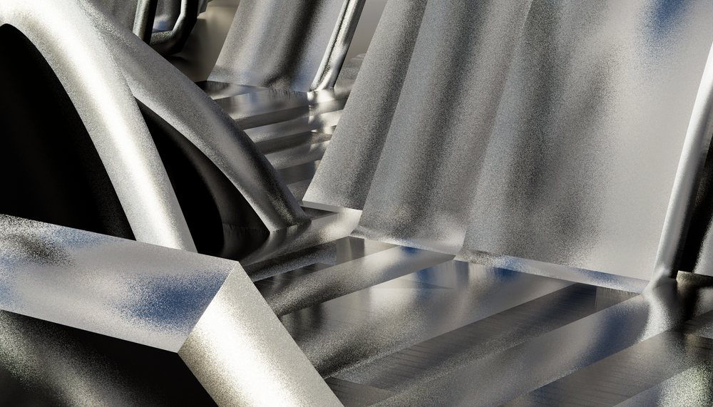 Detailed close-up of metal gear teeth in industrial machinery
