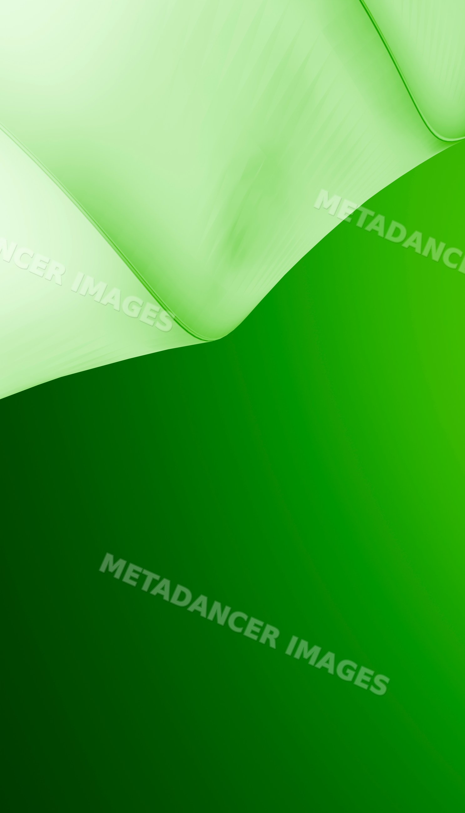 Abstract background with smooth green curved shapes and gradients