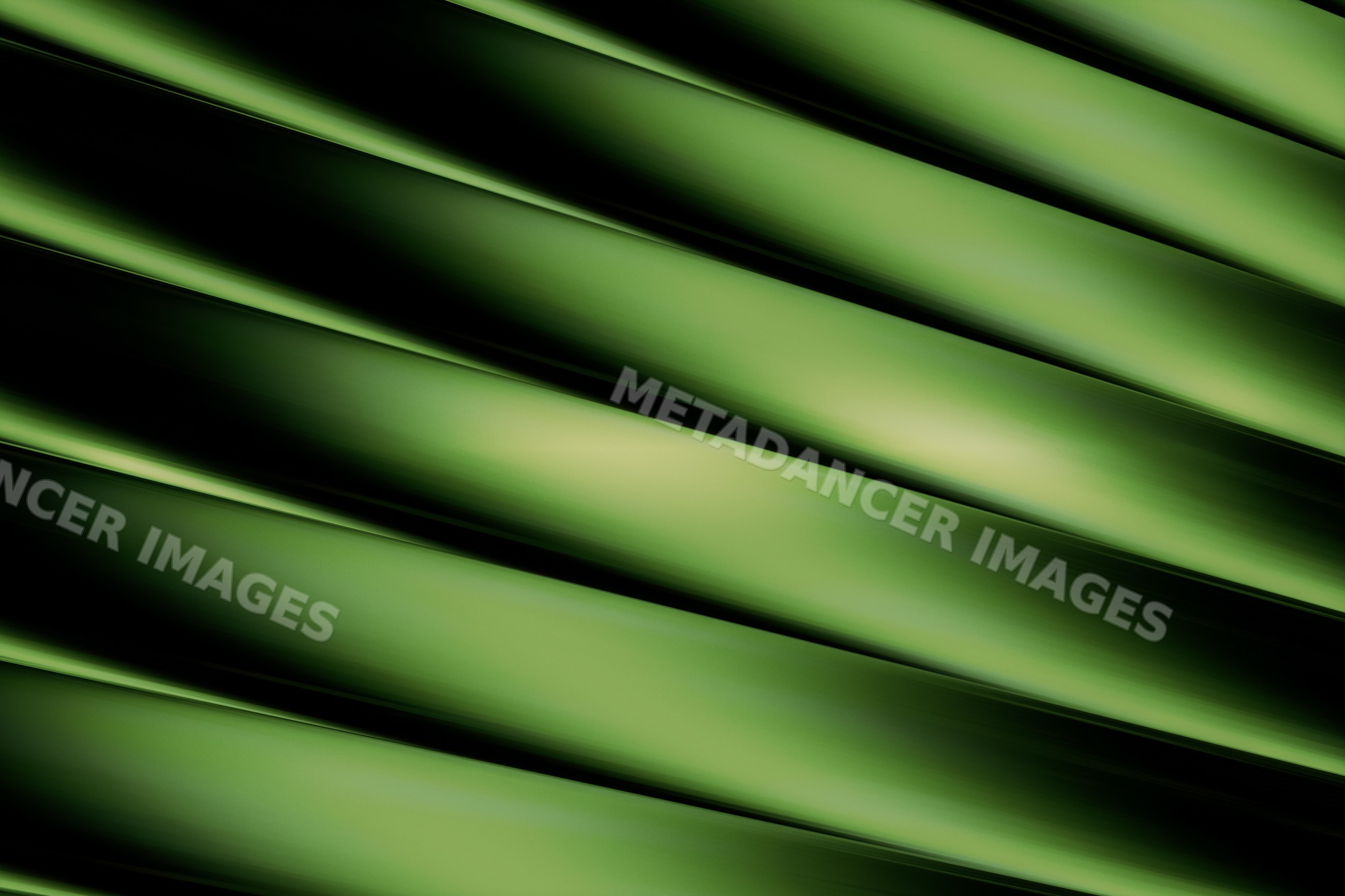 Abstract green background with diagonal lines and light shadows