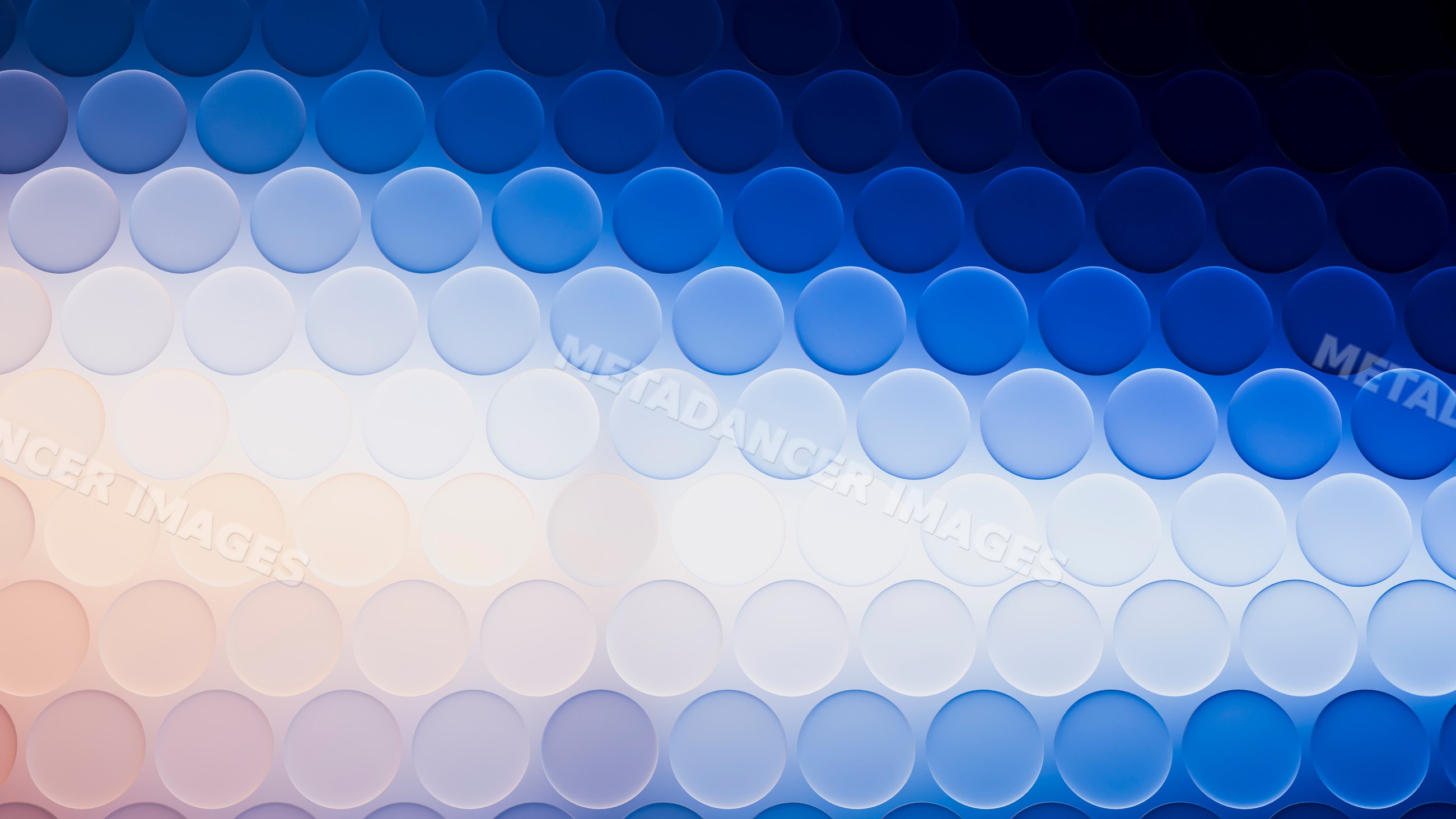 Blue circular gradient pattern in abstract design