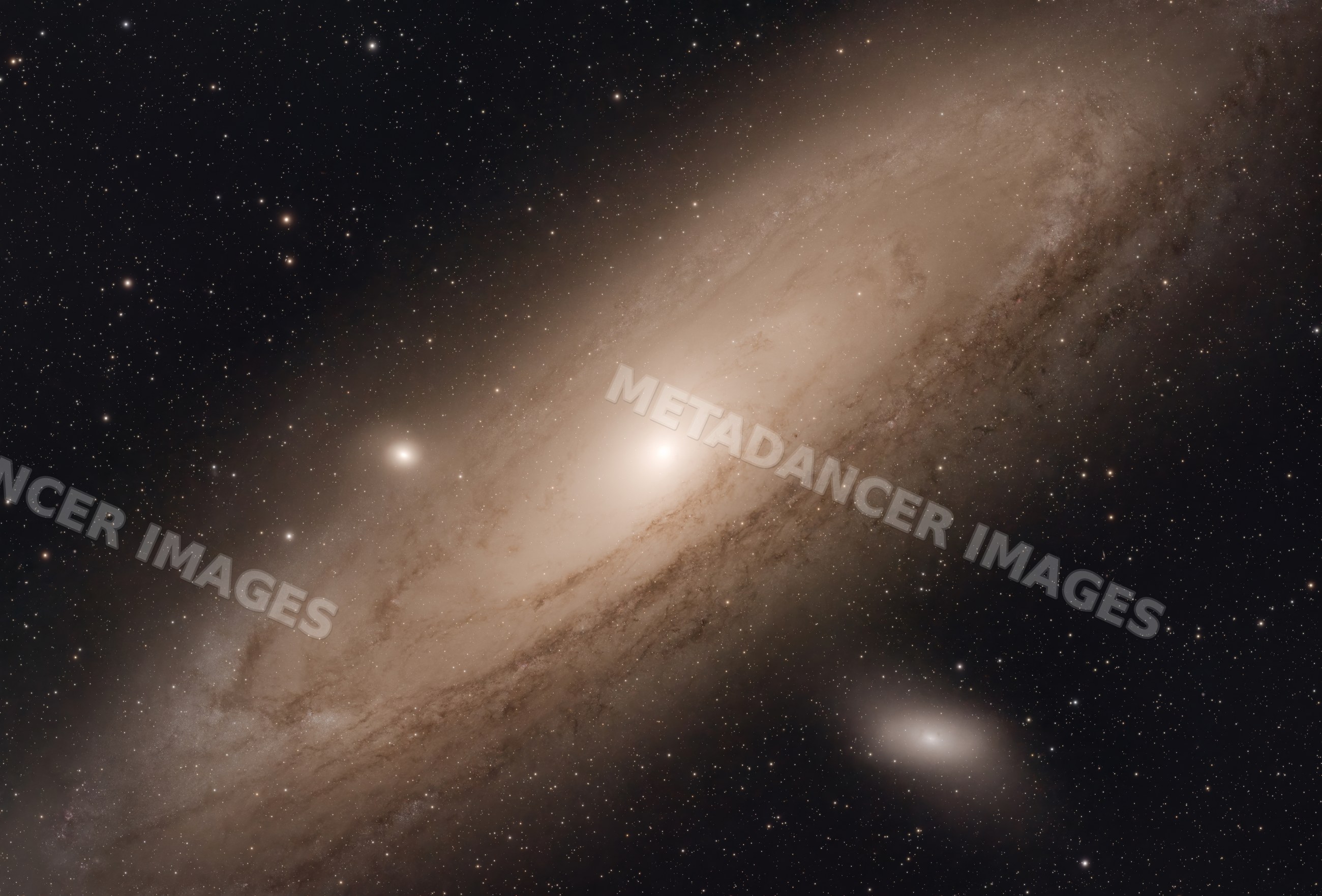 Spiral galaxy in deep outer space